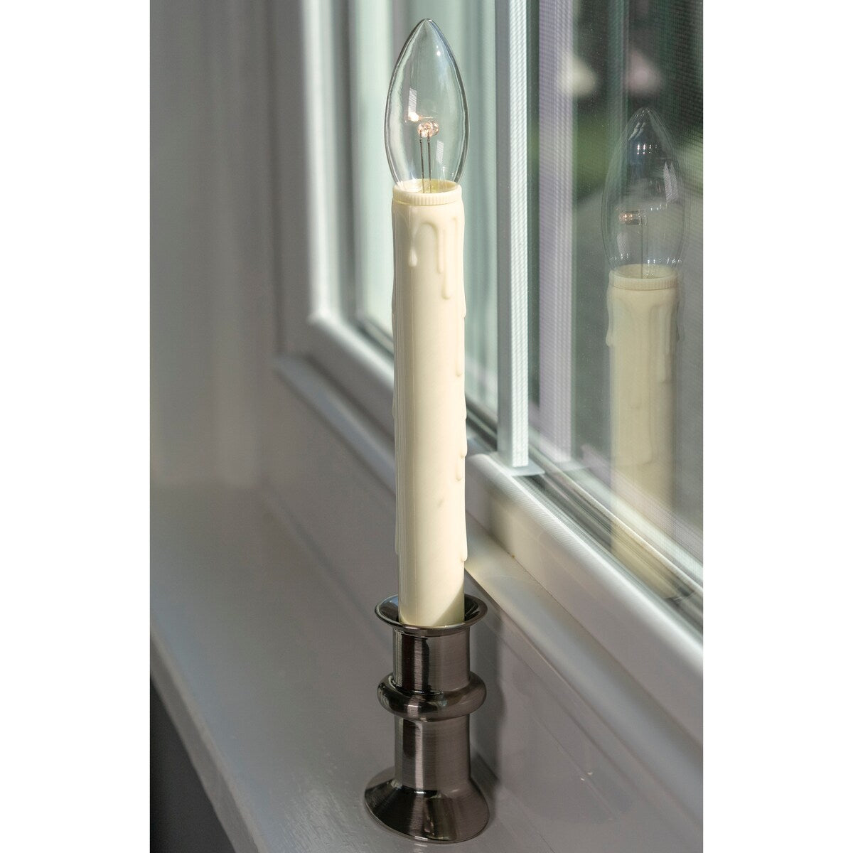 B/O Bi Directional IR Window Hugger Candles w/Remote (Set of 2 or 4)