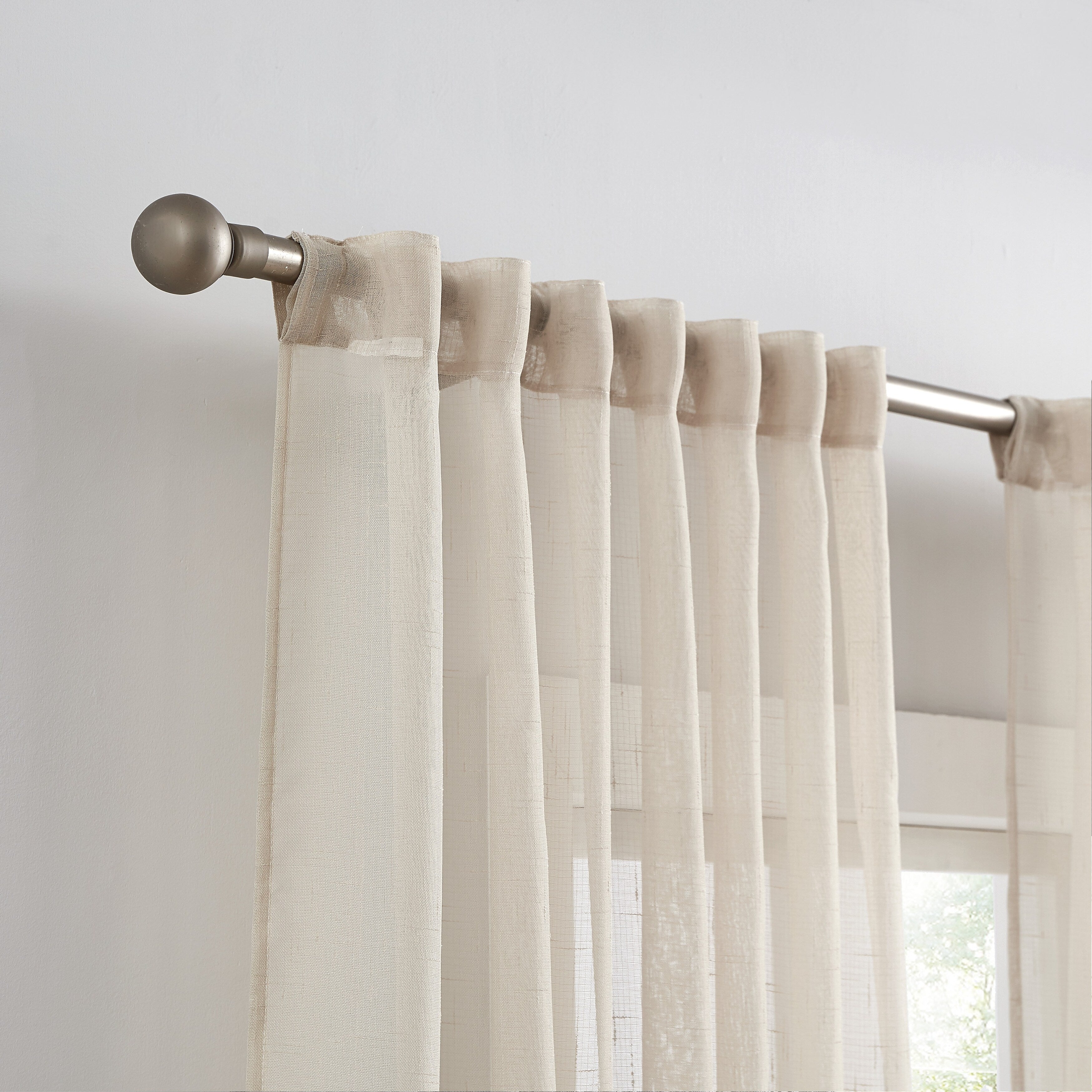 Cannon Sheer Window Curtain Panel Pair