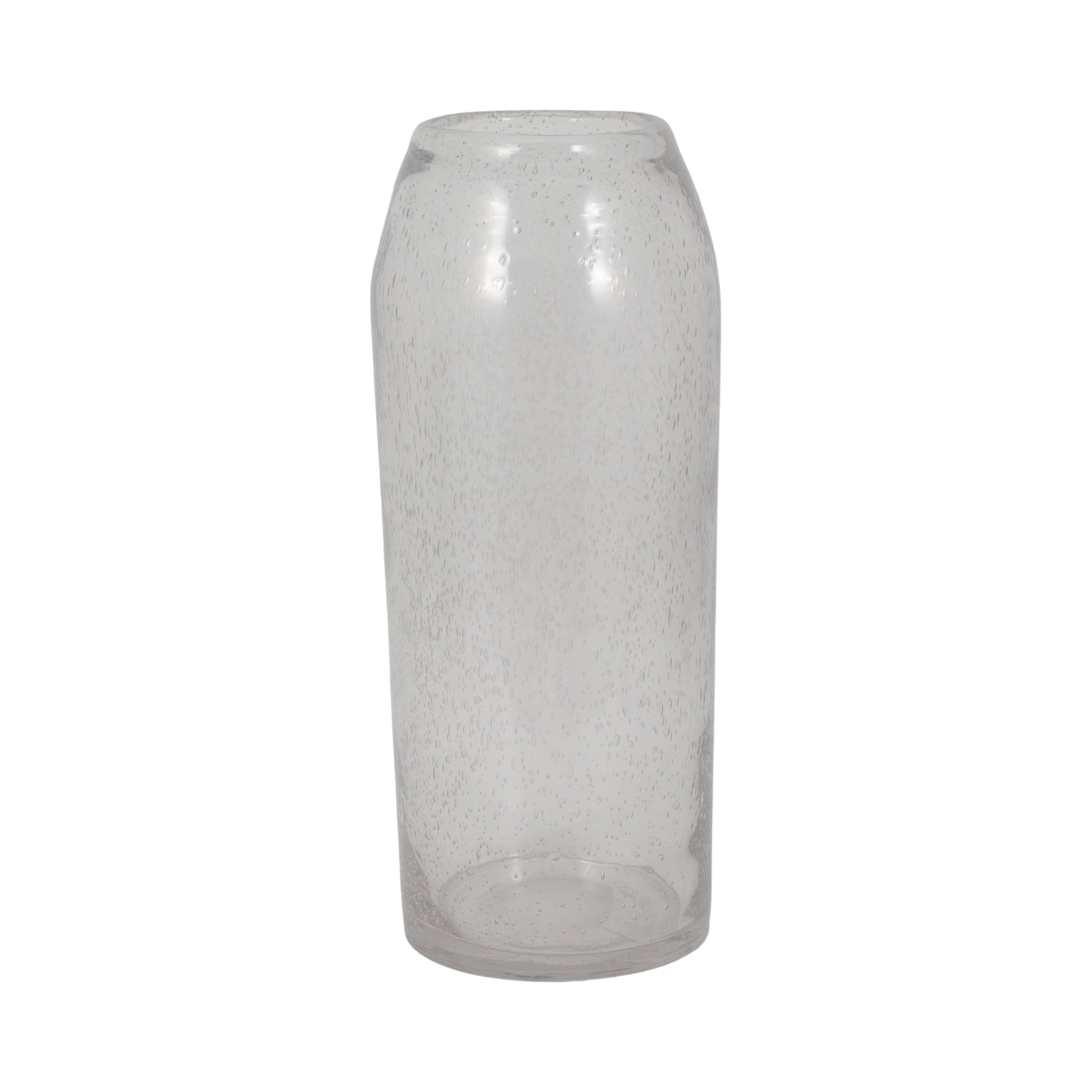 Sagebrook Home Elegant Glass Floor Vase