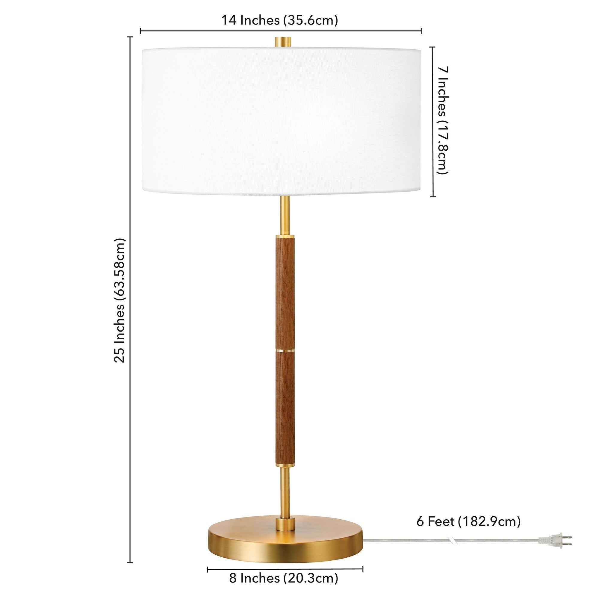 Simone 2-Light Table Lamp