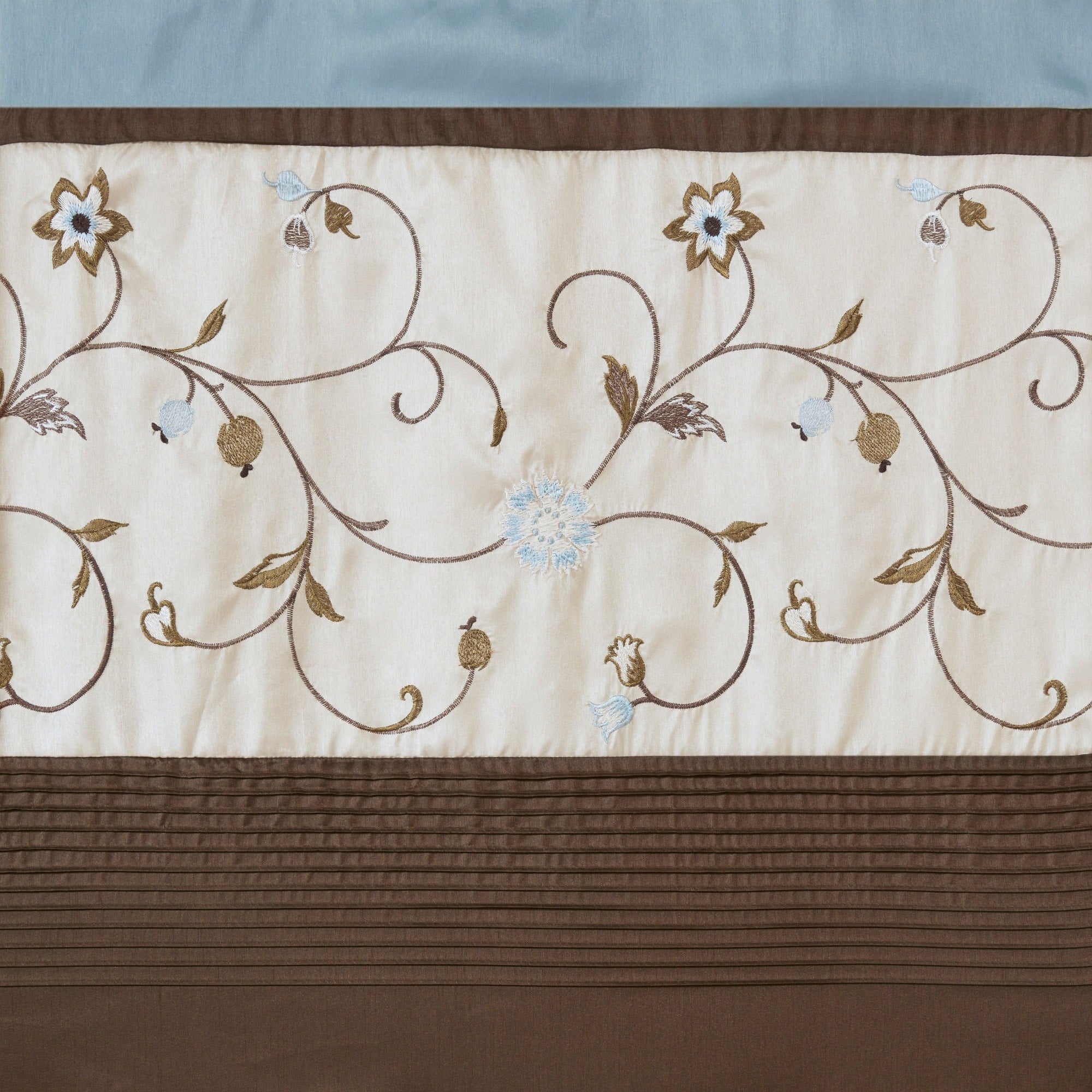 Madison Park Belle Embroidered Window Curtain Panel