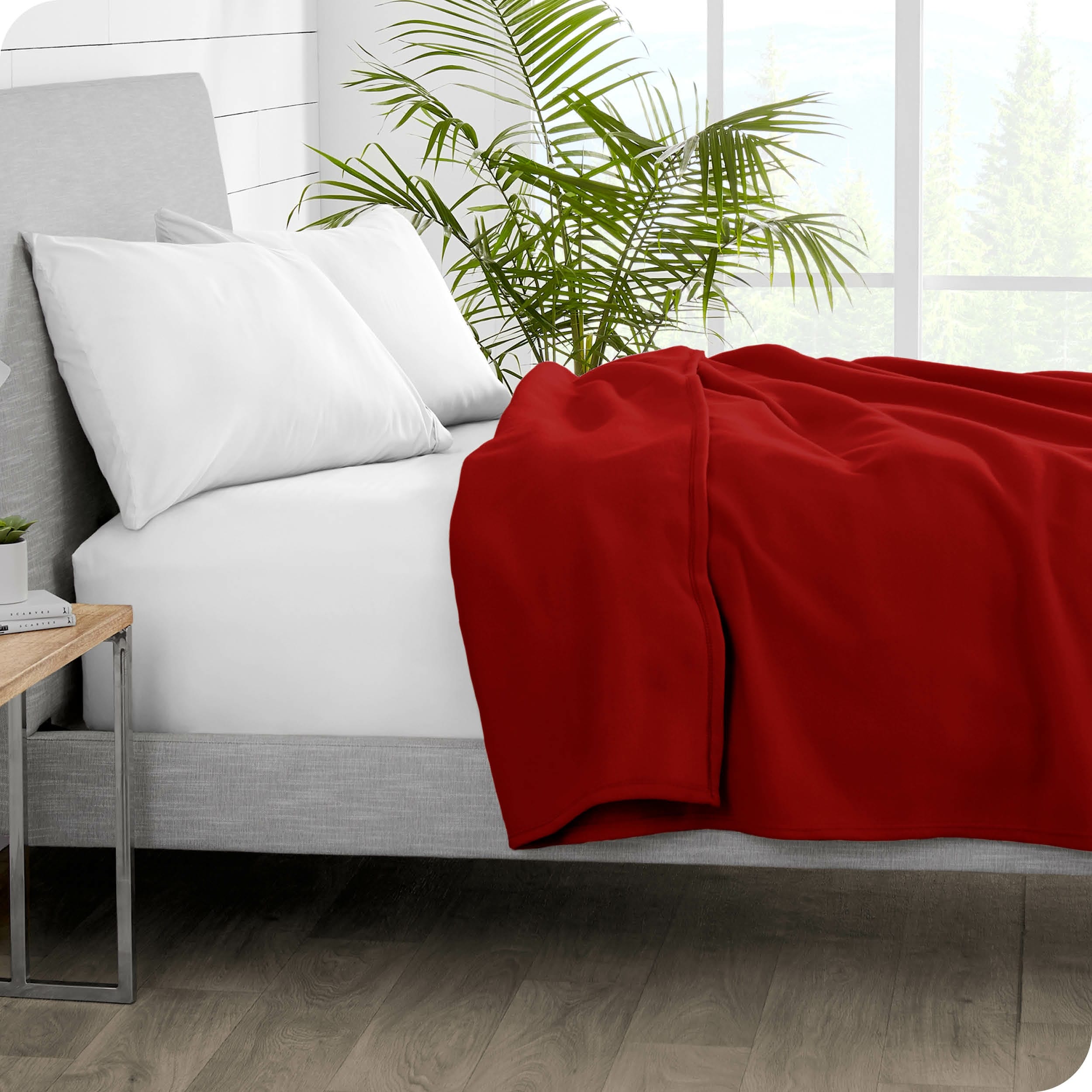 Bare Home Lightweight Polar Fleece Blanket