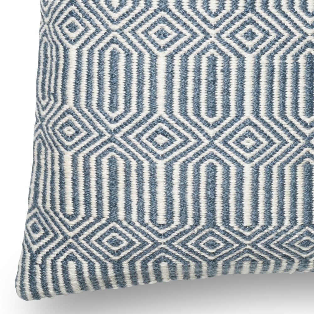 22-inch Indoor/Outdoor Geometric Throw Pillow OR Cover