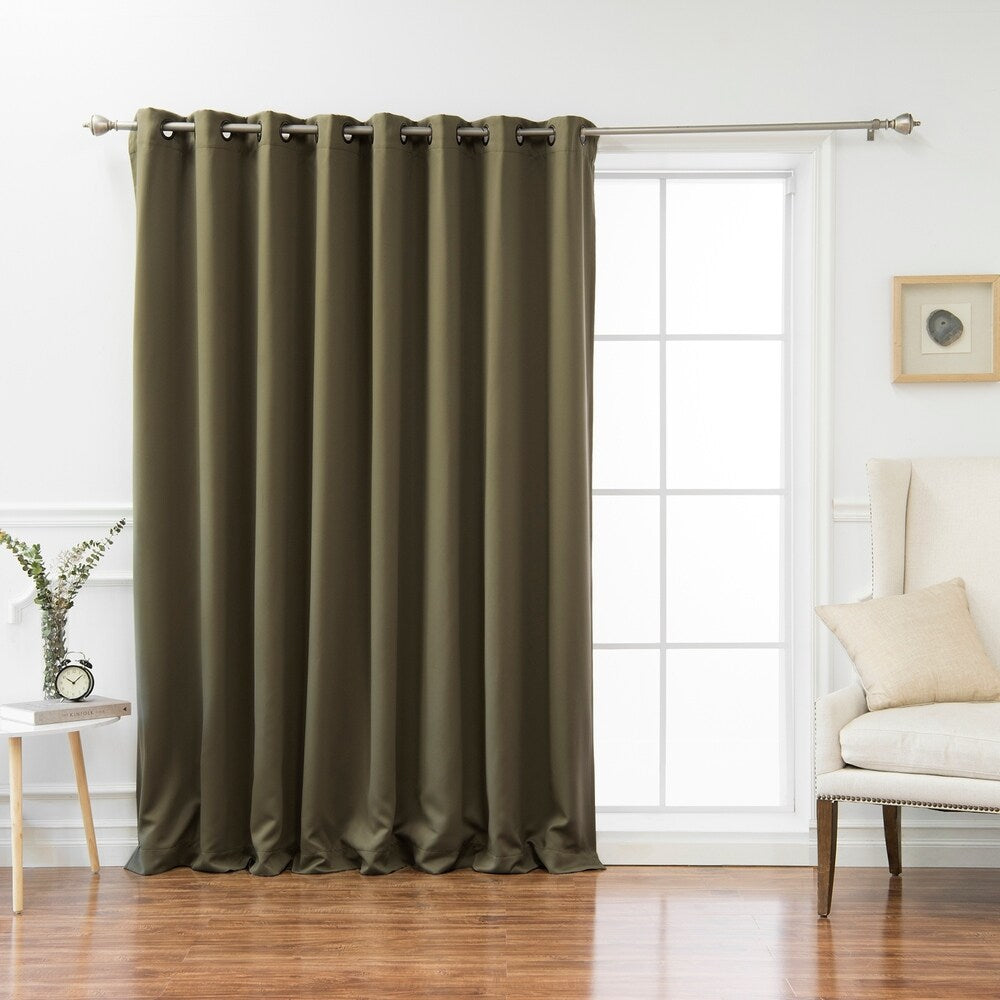 Aurora Home Extra Wide Fire-retardant 96-inch Blackout Curtain Panel