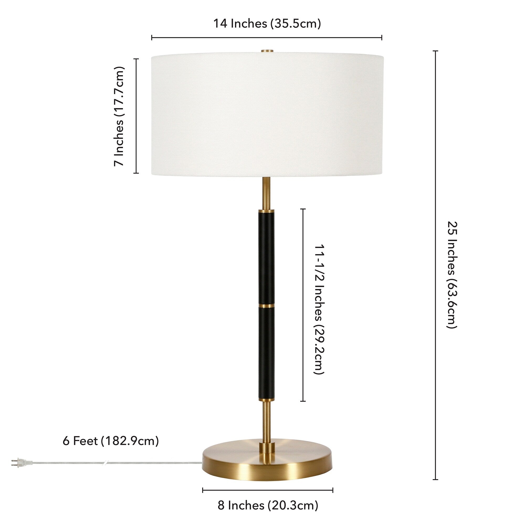 Simone 2-Light Table Lamp