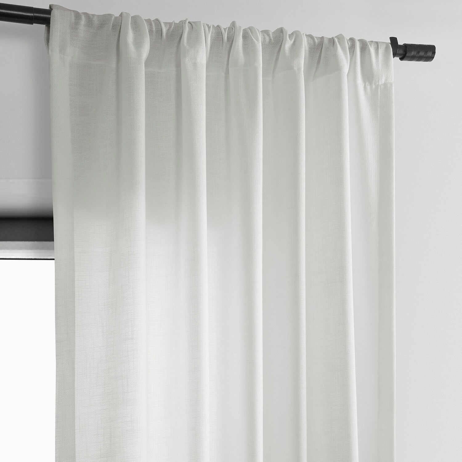 Exclusive Fabrics Classic Faux Linen Curtain (1 Panel)