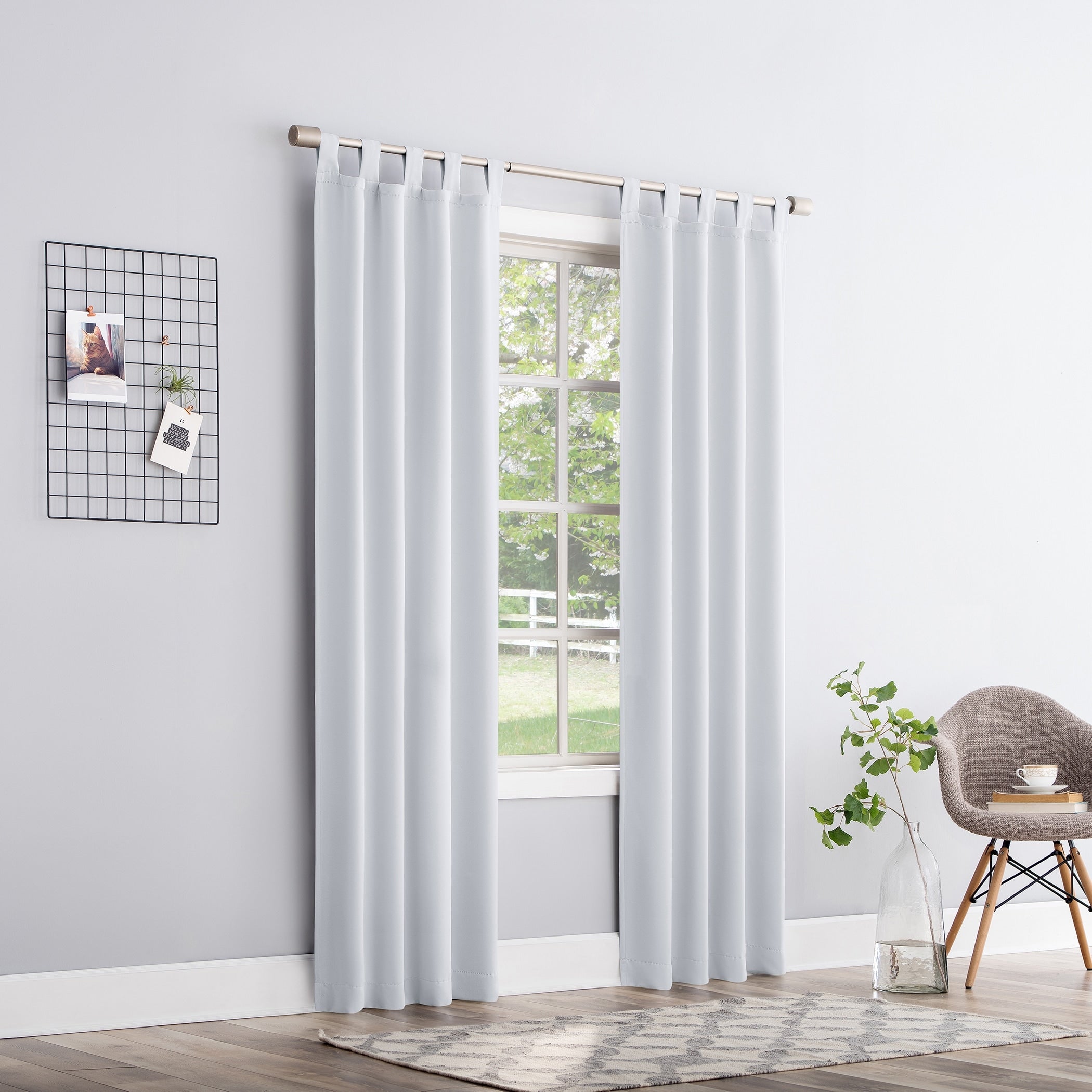 Sun Zero Hayden Energy Saving Blackout Tab Top 1-Piece Curtain Panel, Single Panel