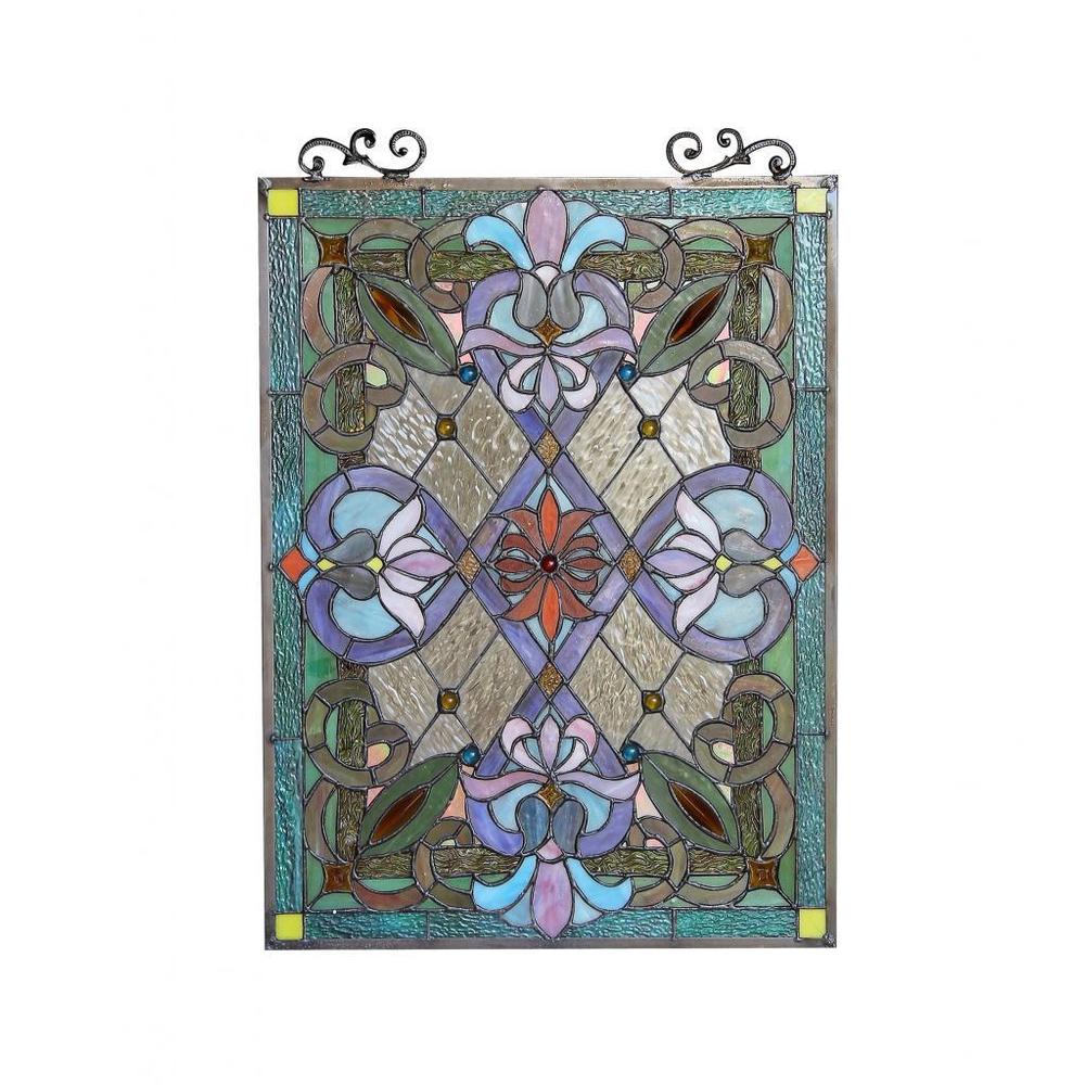 Chloe Tiffany-style Victorian Design 'Tree of Life' Window Panel