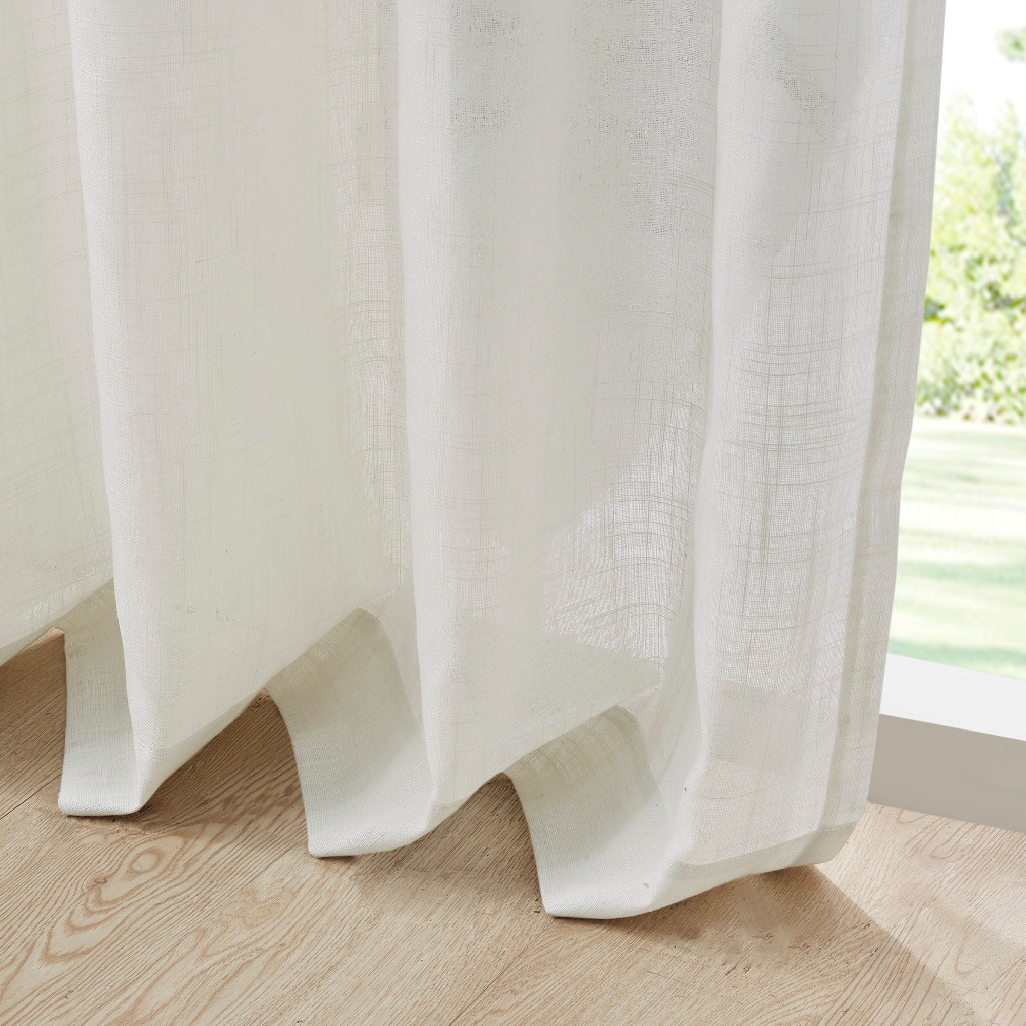 Madison Park Suvi Linen Blend Light Filtering Curtain Panel Pair