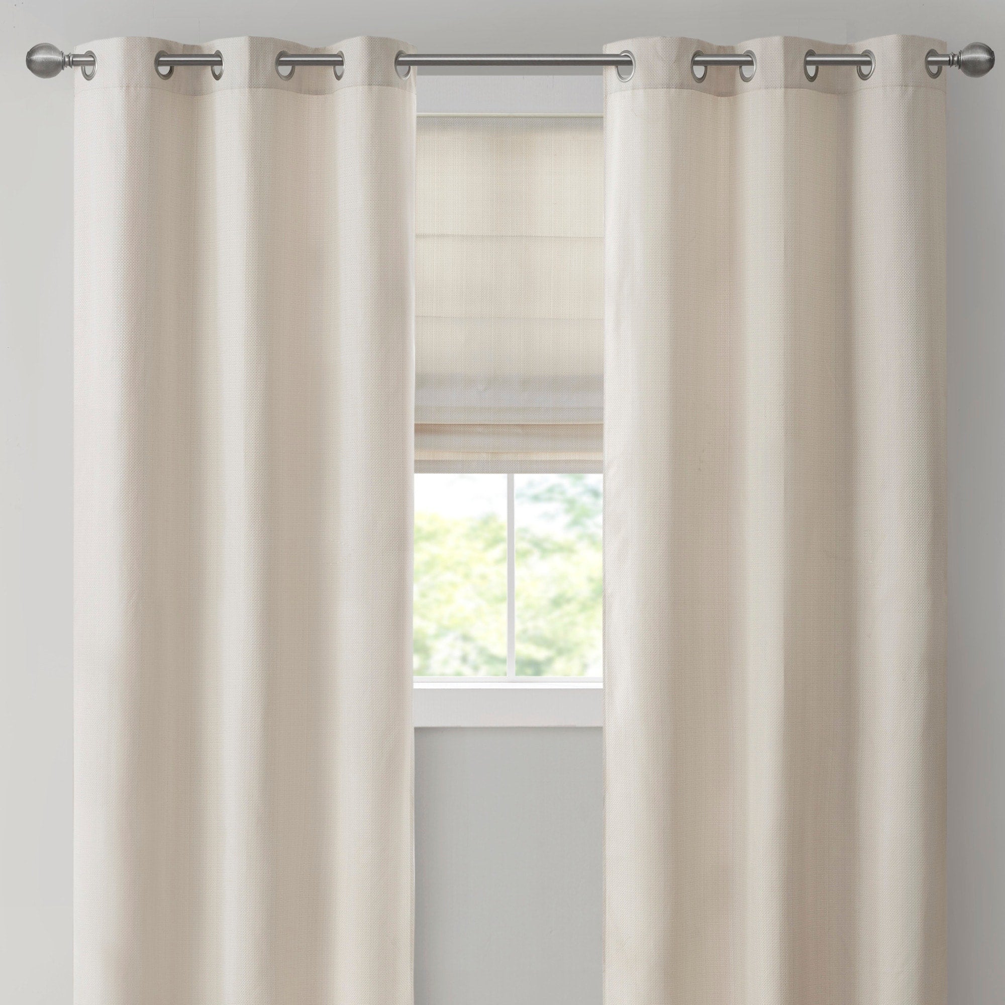 Madison Park Colm Basketweave Room Darkening Curtain Panel Pair