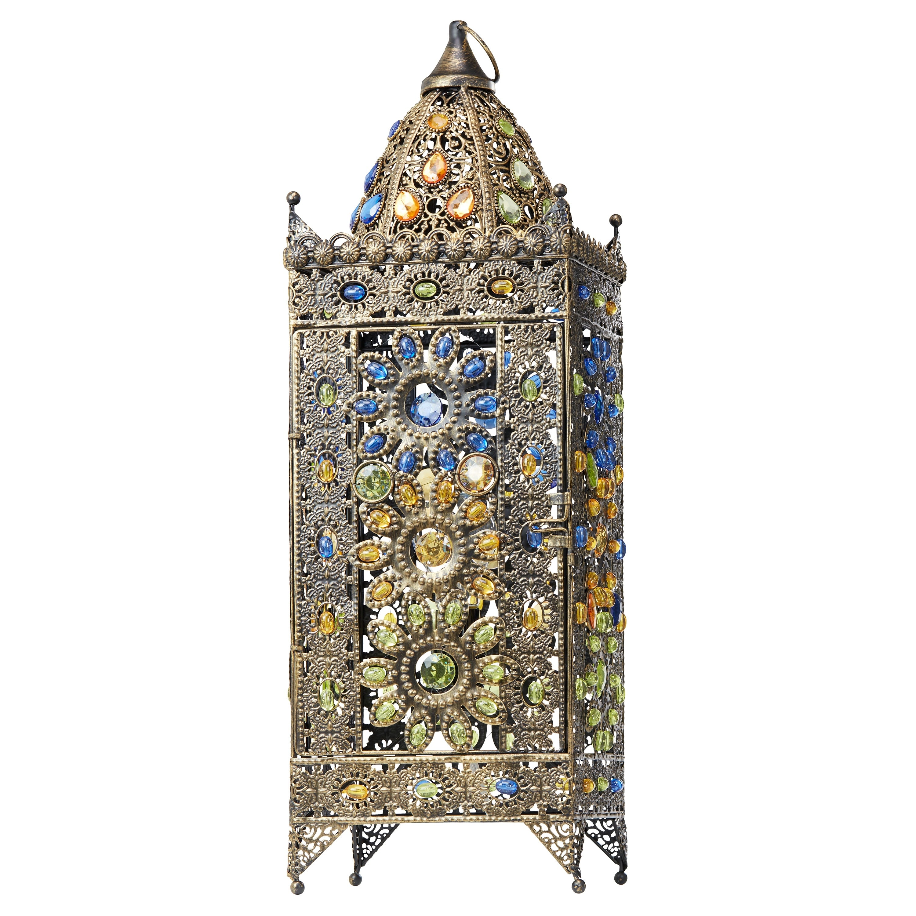 Gracewood Hollow Ellams 24-inch Jeweled Turkish Table Lamp