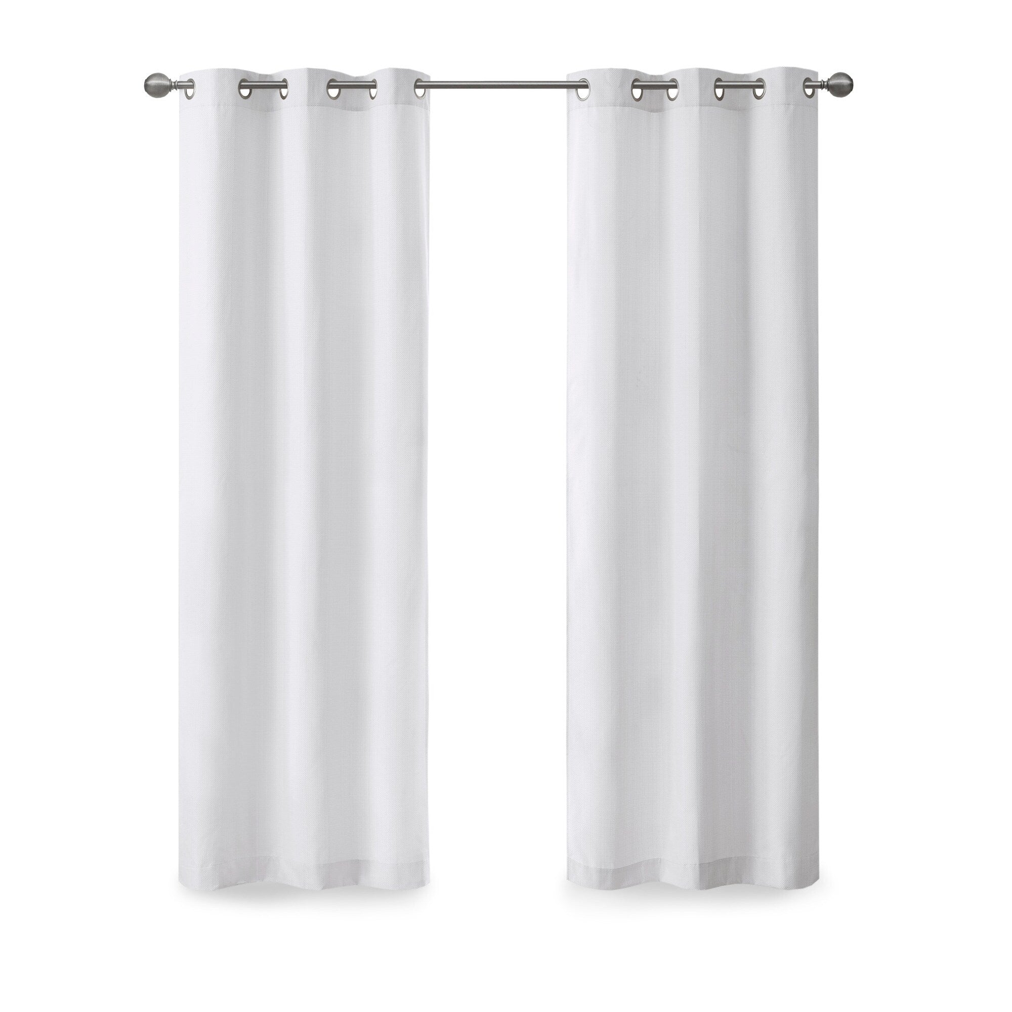 Madison Park Colm Basketweave Room Darkening Curtain Panel Pair