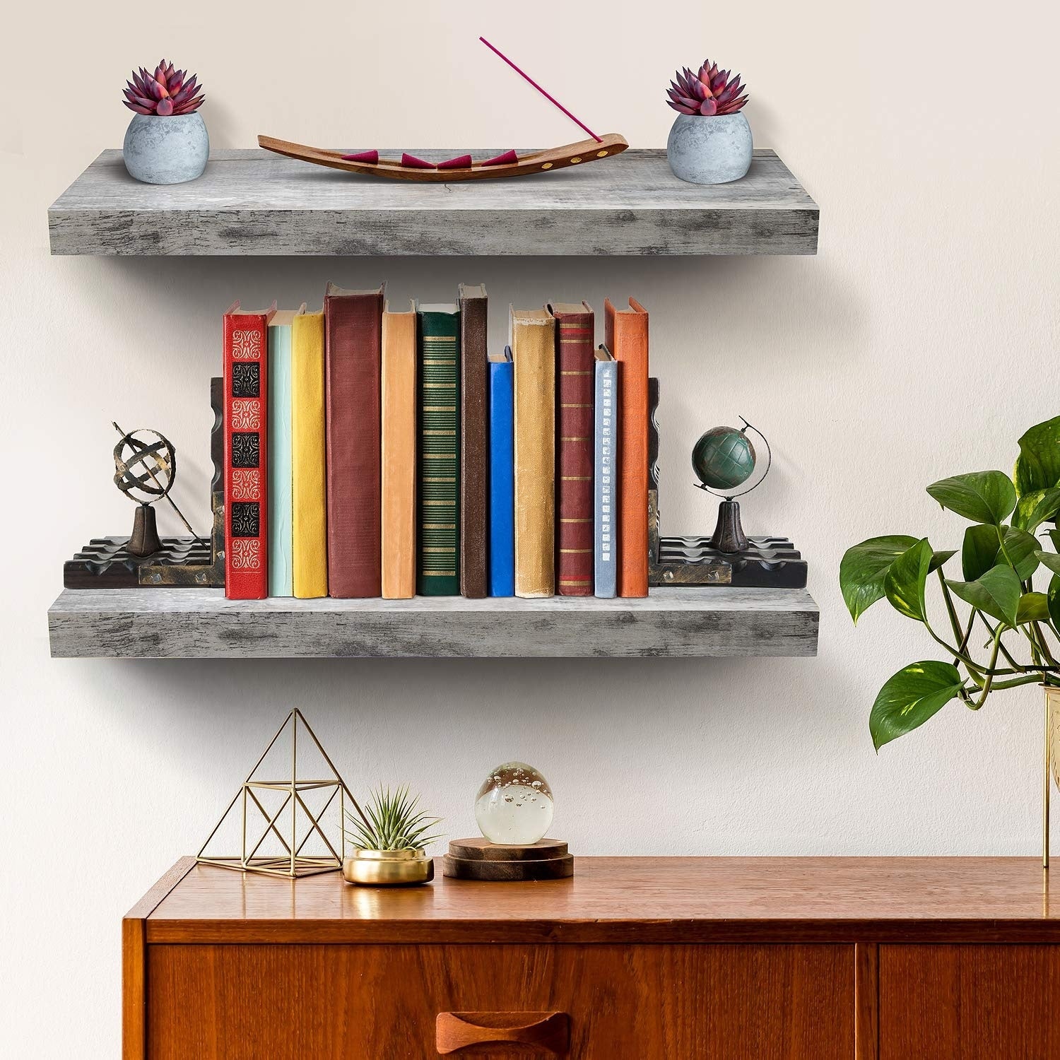 Floating Shelf, Hanging Wall Shelves Decoration Extra Long 24 Inch