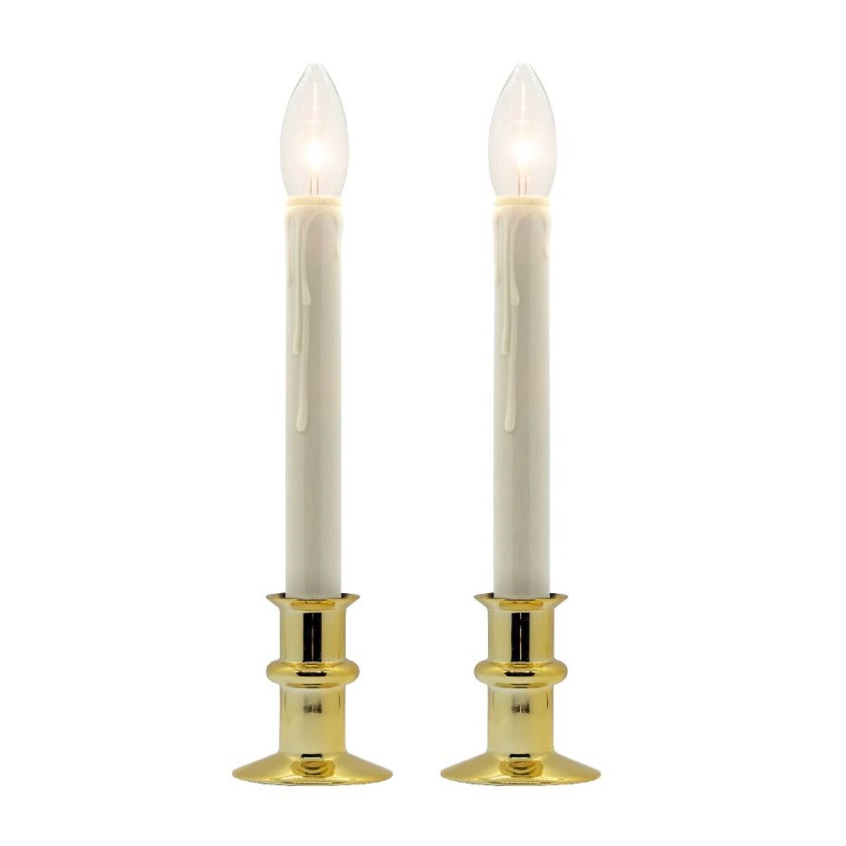 B/O Bi Directional IR Window Hugger Candles w/Remote (Set of 2 or 4)