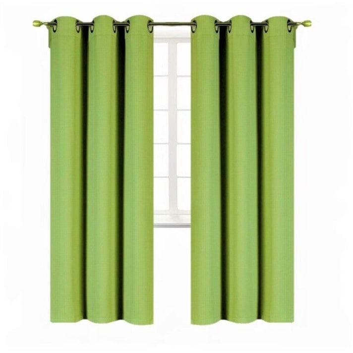 2 Pcs 108 Inch Heavy Insulated Blackout Curtain Panels