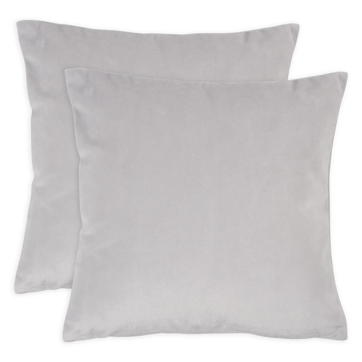 KAF Home Square Velvet Pillow Cover, Set of 2