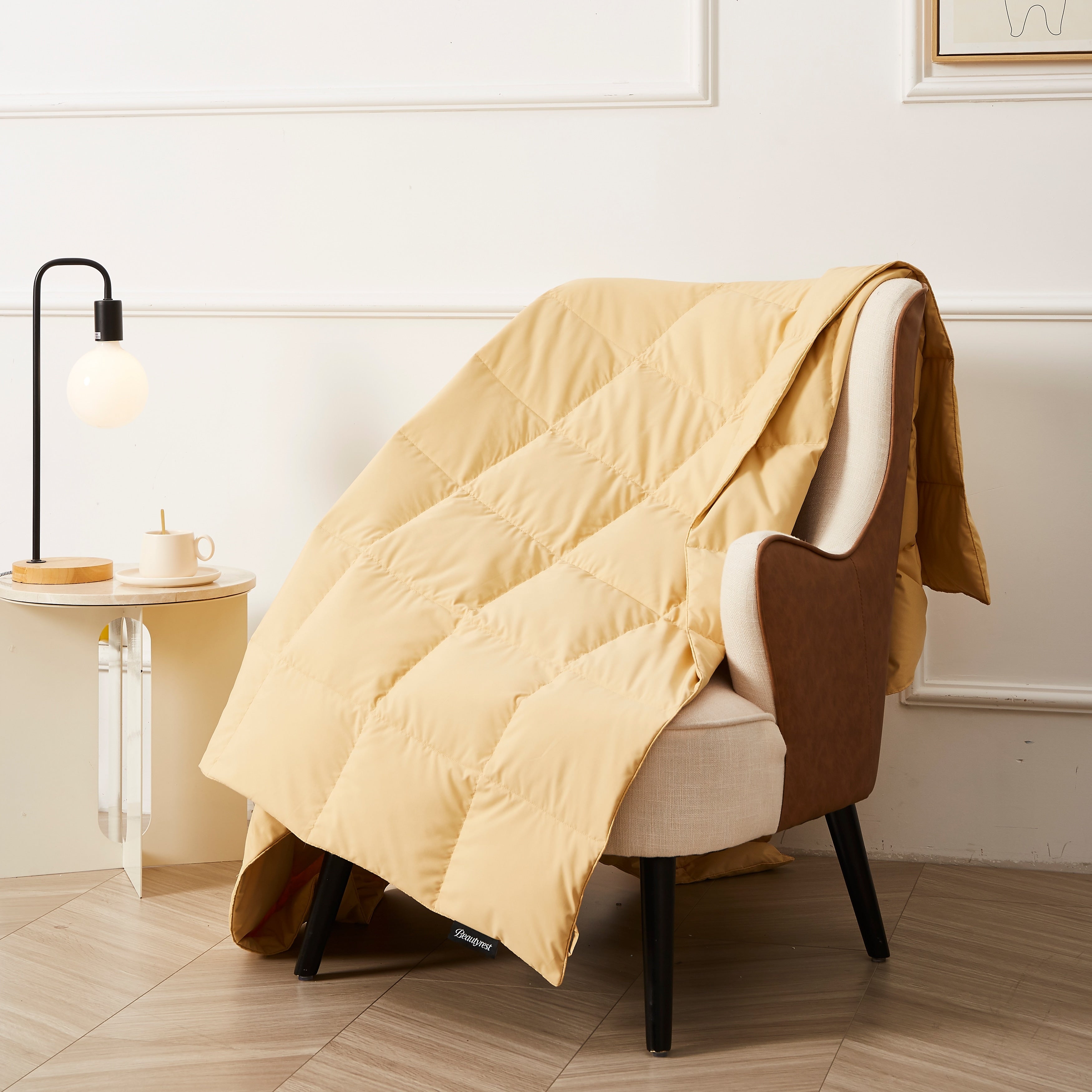 Beautyrest Packable Oversized Down Throw With Slumber Pouch