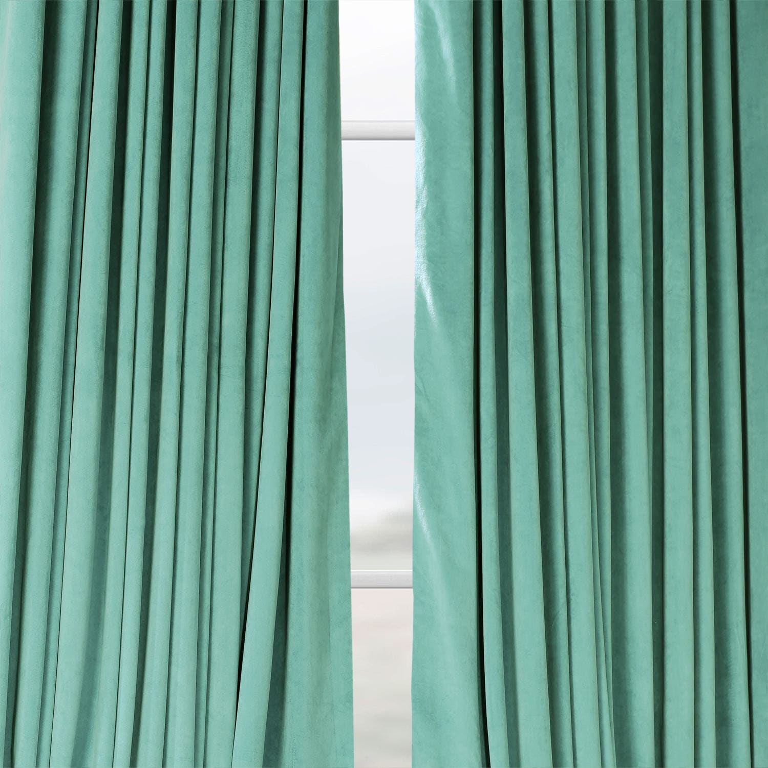 Exclusive Fabrics Signature Extra Wide Blackout Velvet Curtains (1 Panel) - Luxurious Blackout Drapes