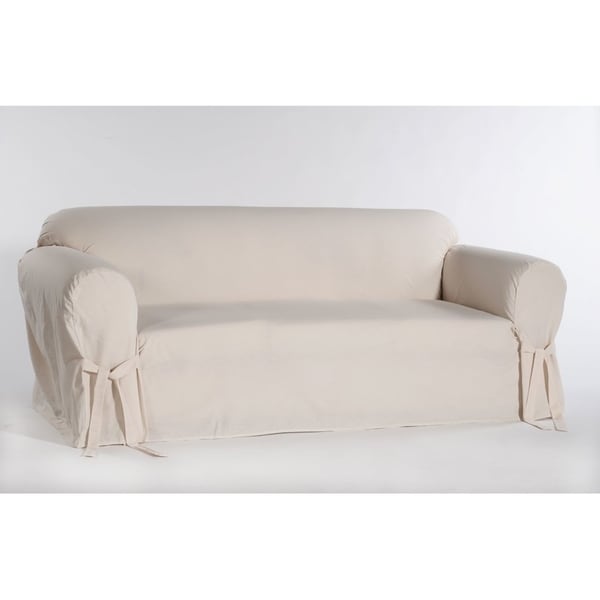 Classic Slipcovers Brushed Twill Loveseat Slipcover