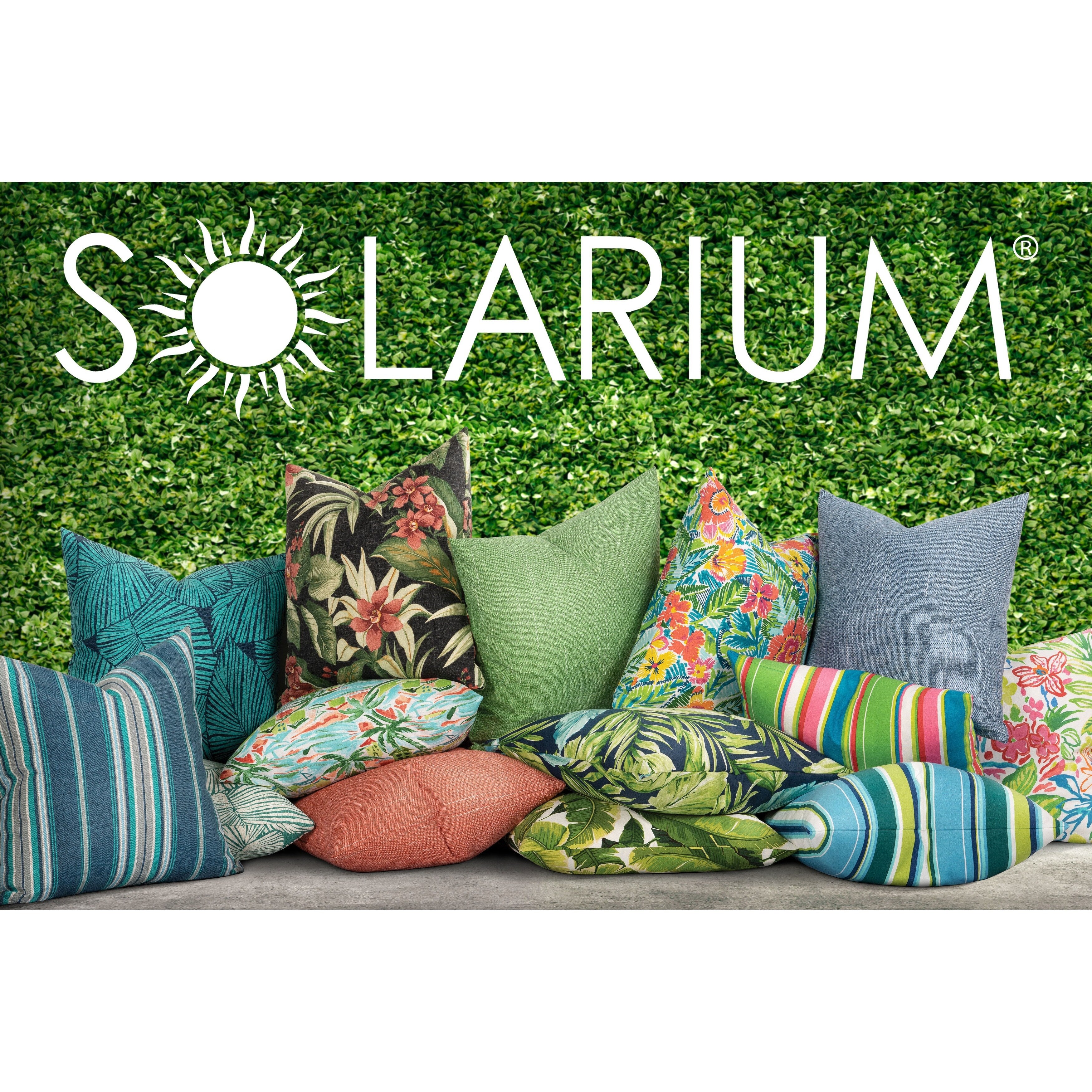 Siscovers Pure Paradise Solarium Indoor/Outdoor Throw Pillow