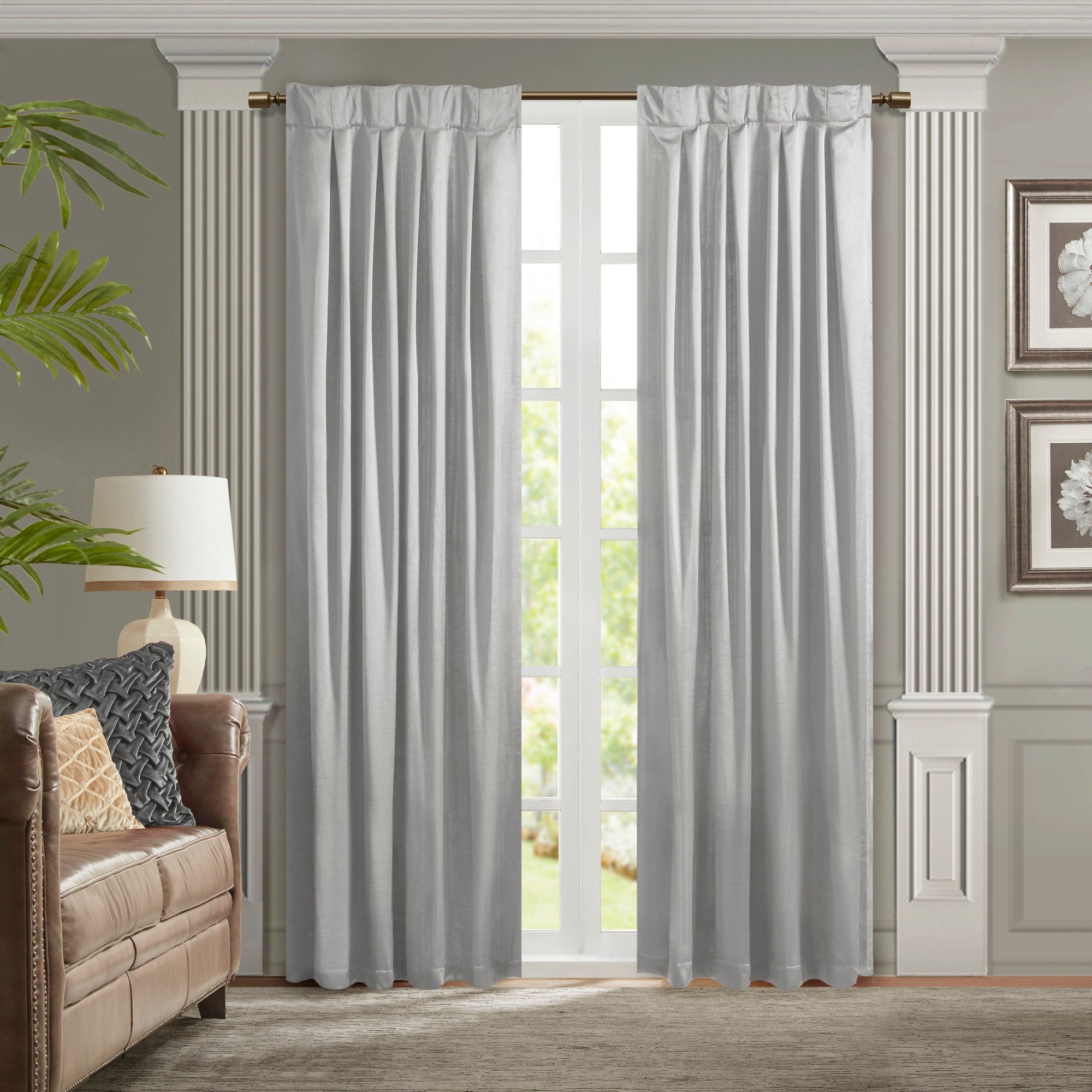 Croscill Classics Avignon Pleat Curtain Panel with Tieback (Single)