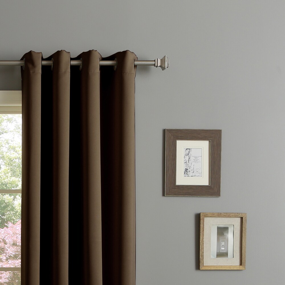 Aurora Home Thermal Insulated 72-inch Blackout Curtain Pair - 52 x 72