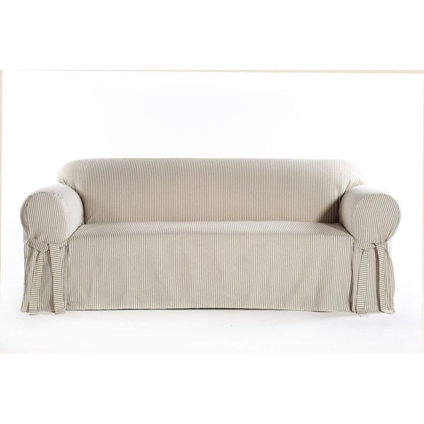 Classic Slipcovers Brushed Twill Loveseat Slipcover