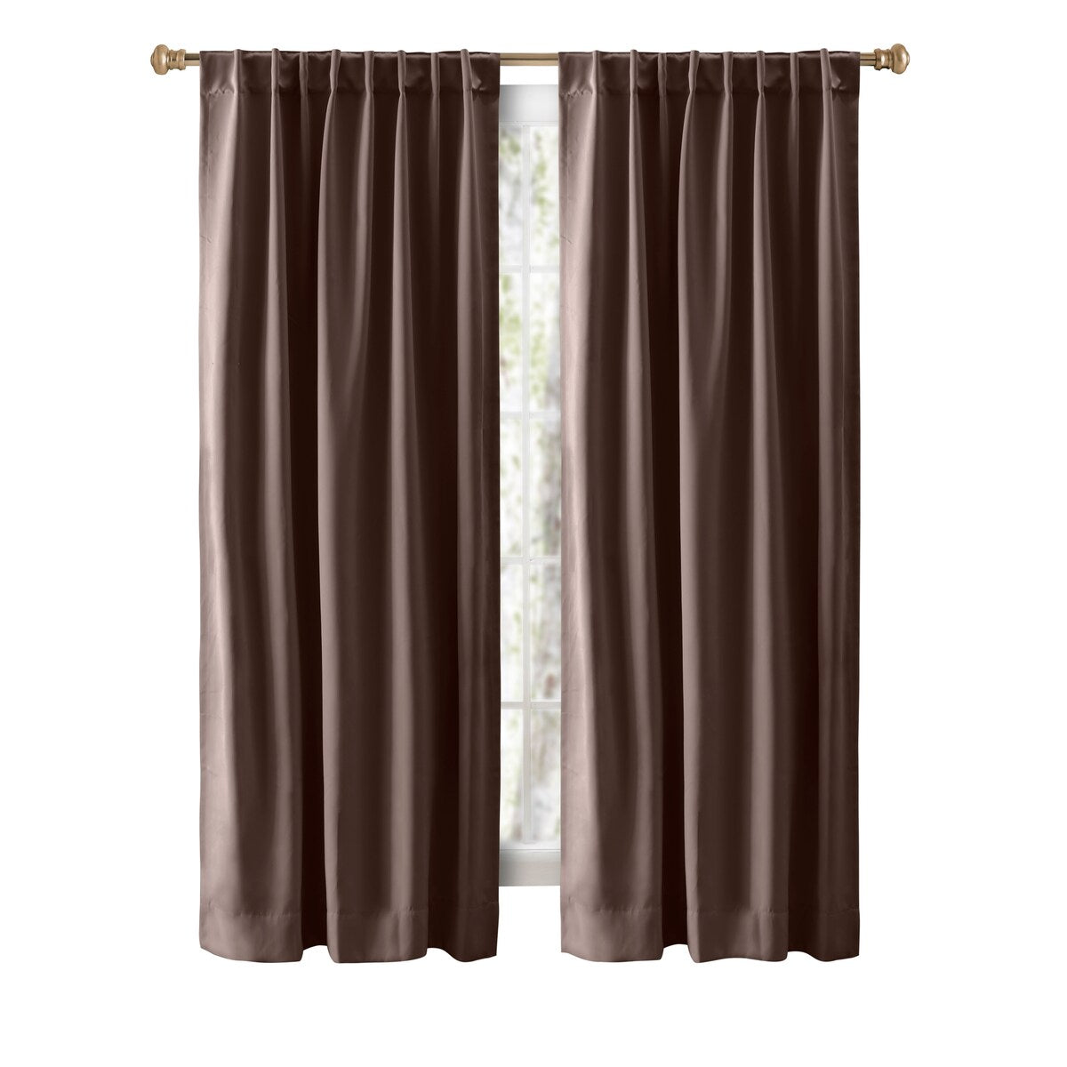 Ultimate Black Out Premium 2-Way Pocket Curtain Panel