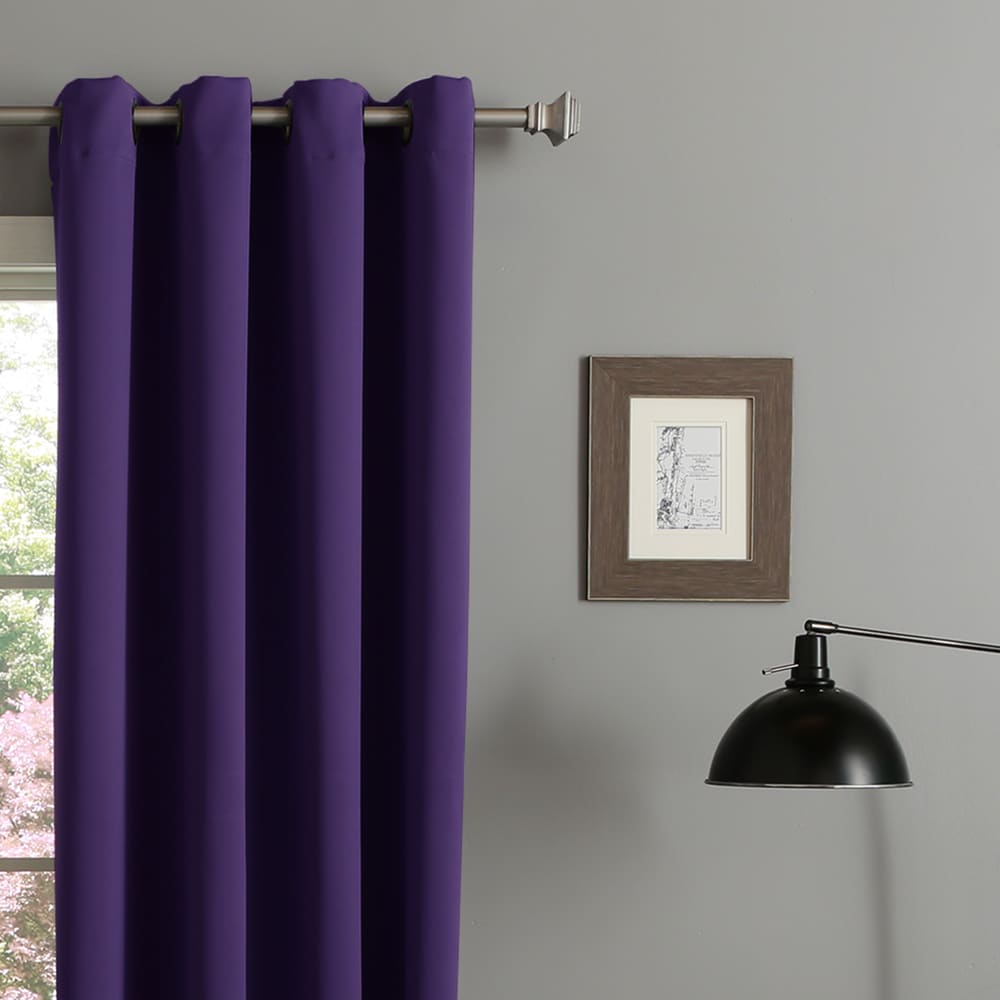 Aurora Home Thermal Insulated 72-inch Blackout Curtain Pair - 52 x 72