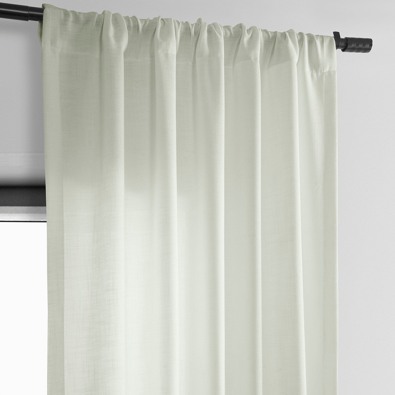 Exclusive Fabrics Classic Faux Linen Curtain (1 Panel)