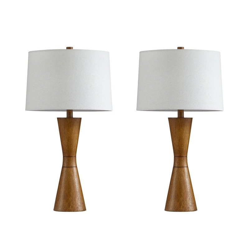 KAWOTI 27 Distressed Table Lamp Set (Set of 2)