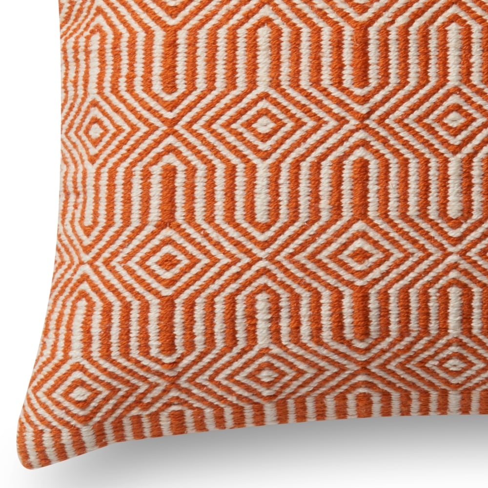 22-inch Indoor/Outdoor Geometric Throw Pillow OR Cover