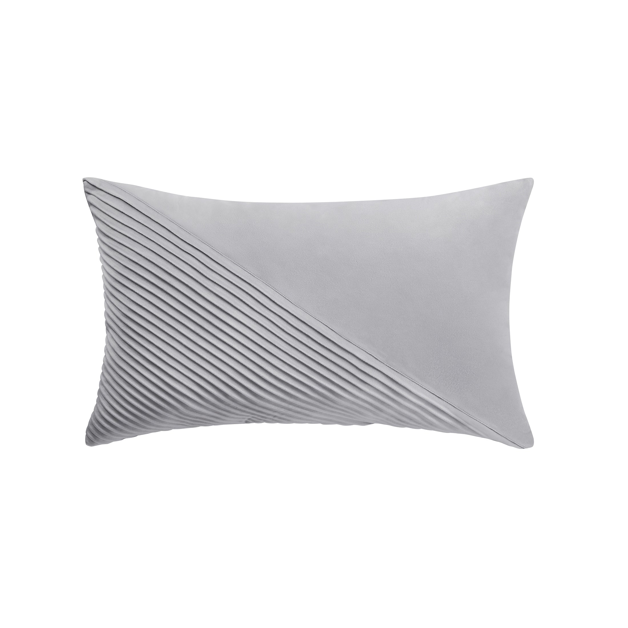 Tahari Home 14 x 24 Emily Solid Reverse Oblong Decorative Pillow