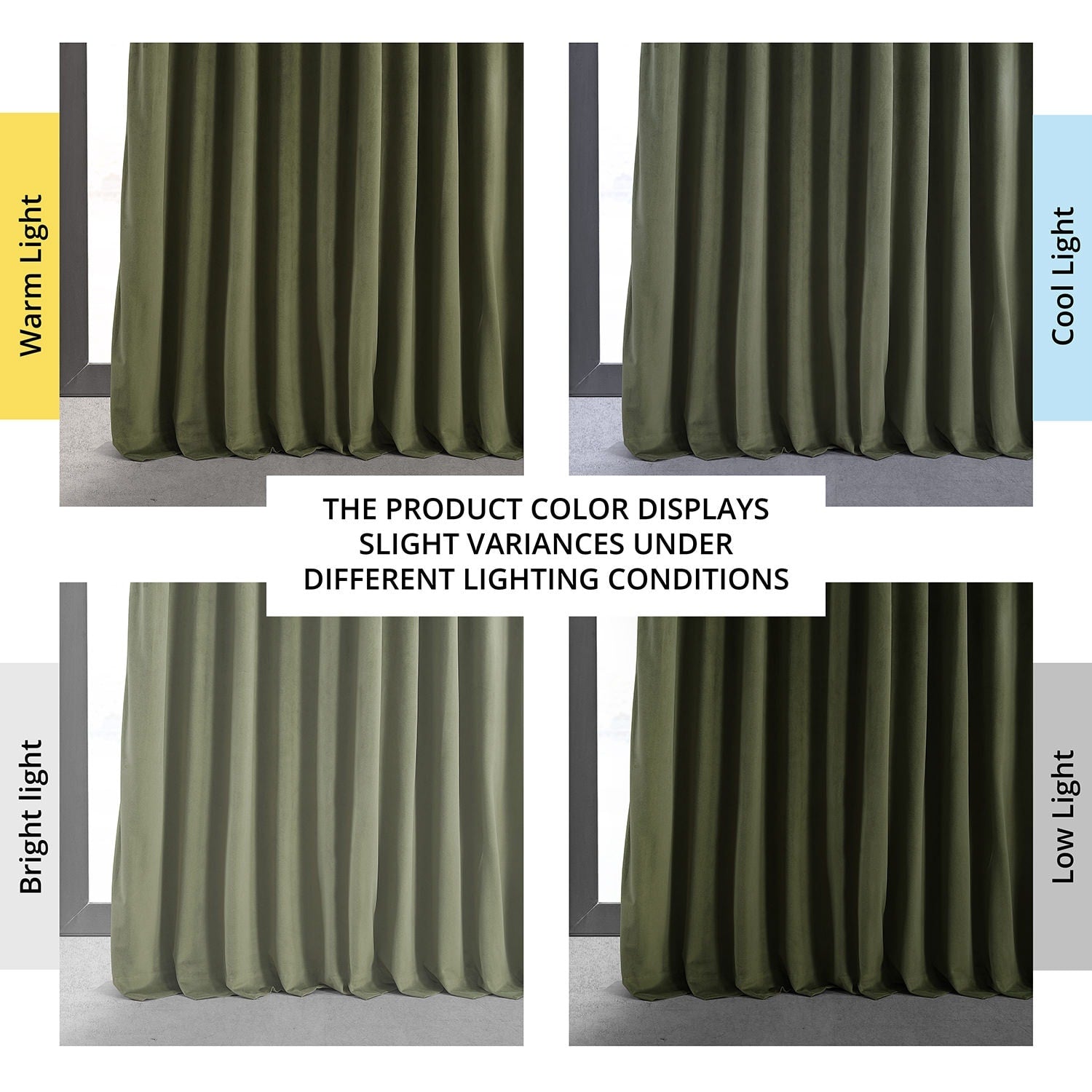 Exclusive Fabrics Signature Extra Wide Blackout Velvet Curtains (1 Panel) - Luxurious Blackout Drapes