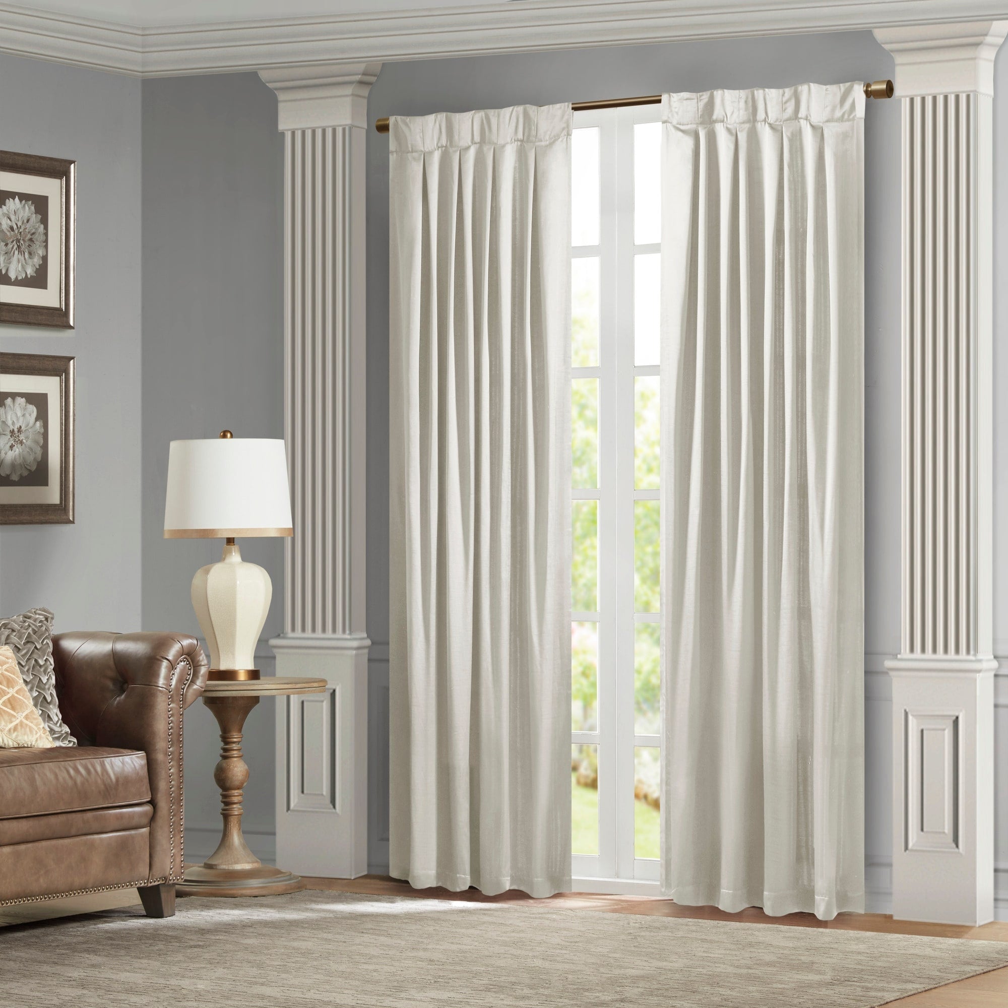 Croscill Classics Avignon Pleat Curtain Panel with Tieback (Single)