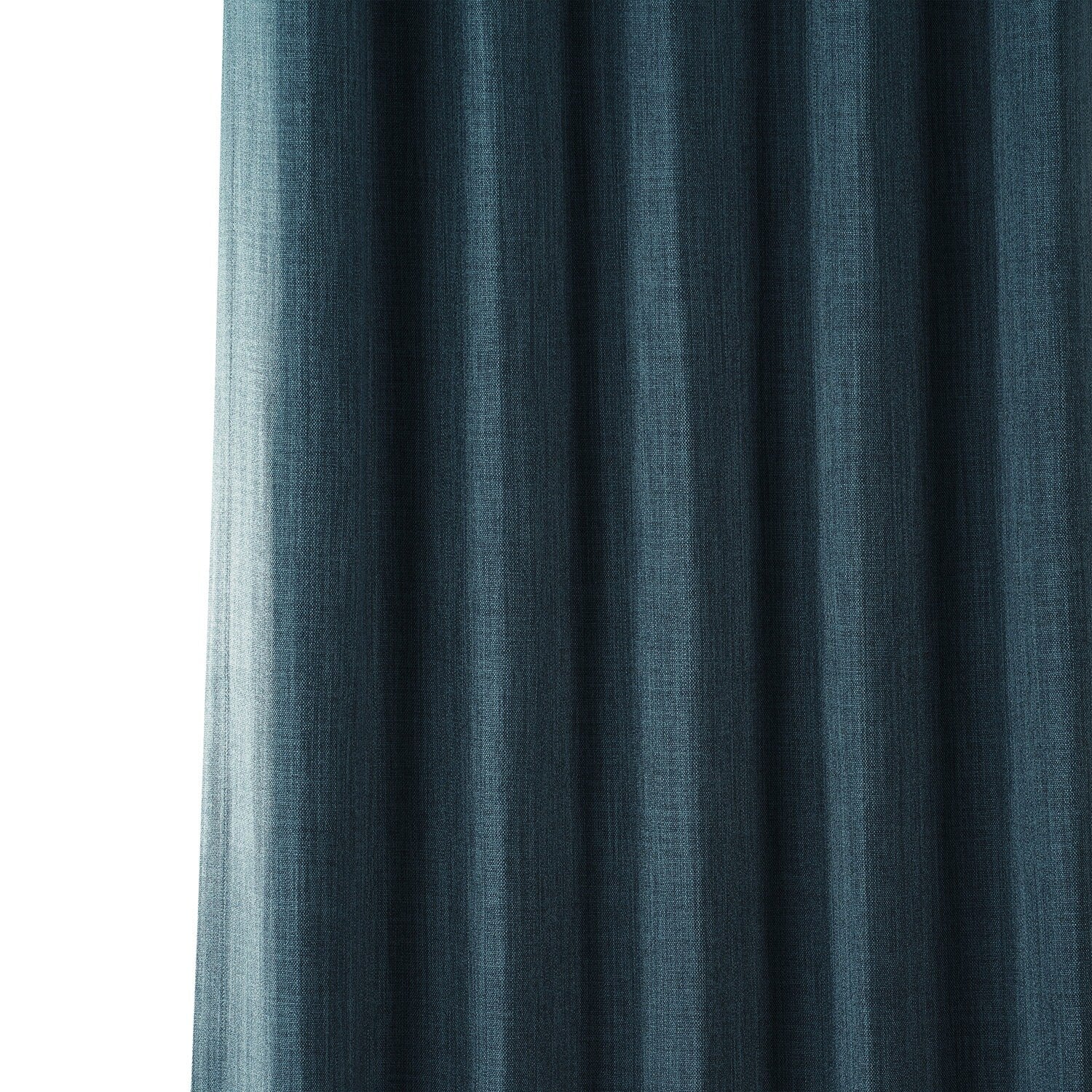 Exclusive Fabrics Faux Linen Room Darkening Curtain (1 Panel)