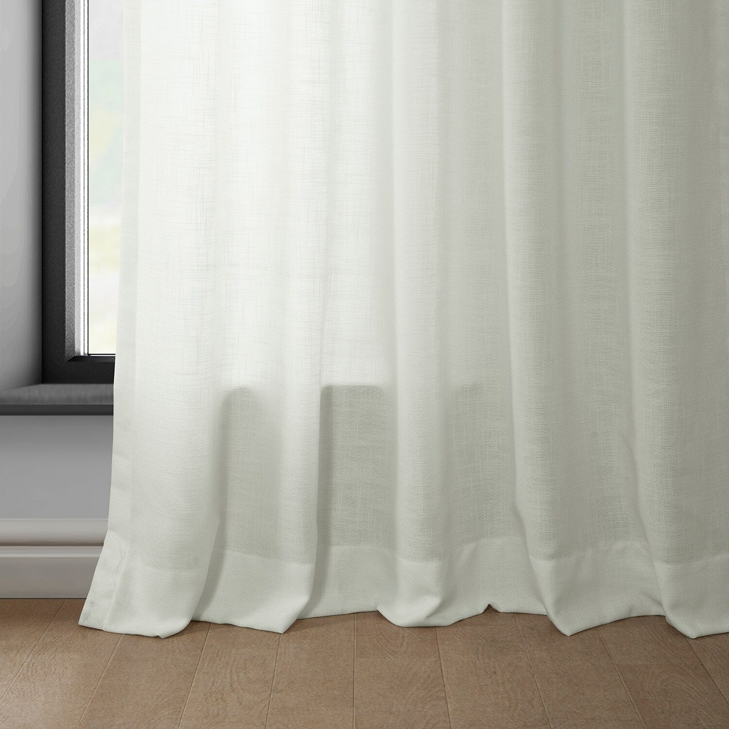 Exclusive Fabrics Classic Faux Linen Curtain (1 Panel)