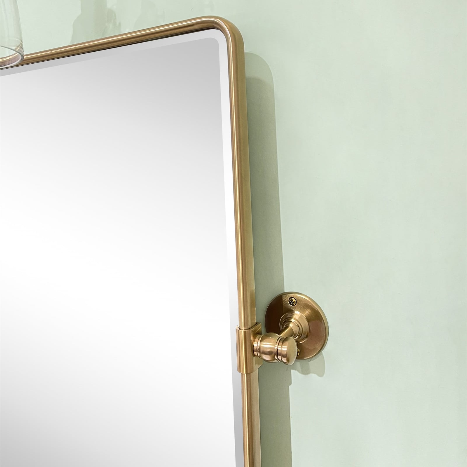 TEHOME Woodvale Rectangle Vertical Metal Wall Mirrors