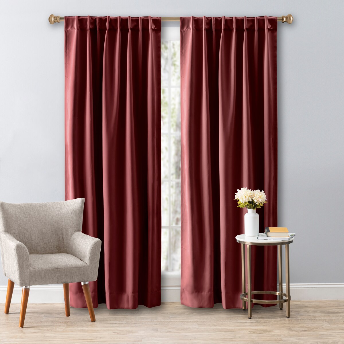 Ultimate Black Out Premium 2-Way Pocket Curtain Panel