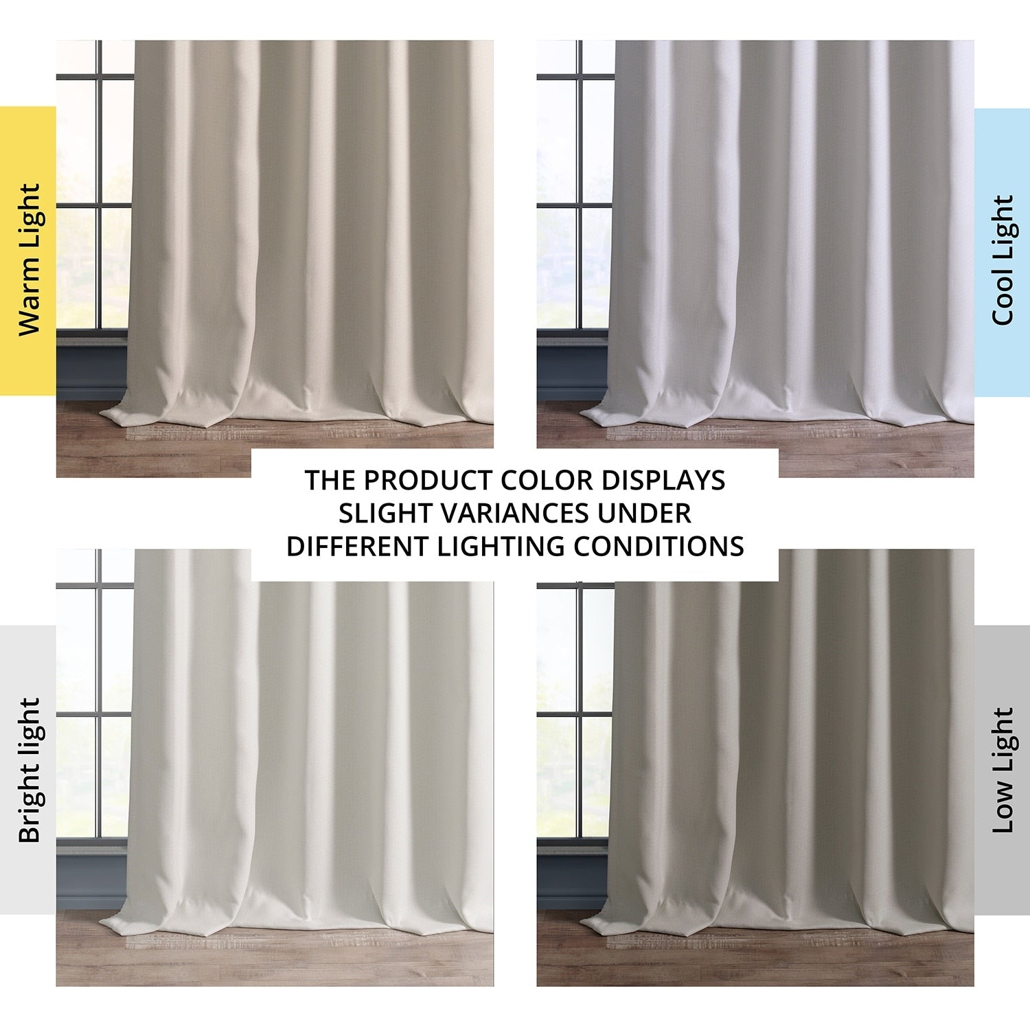 Exclusive Fabrics Faux Linen Room Darkening Curtain (1 Panel)