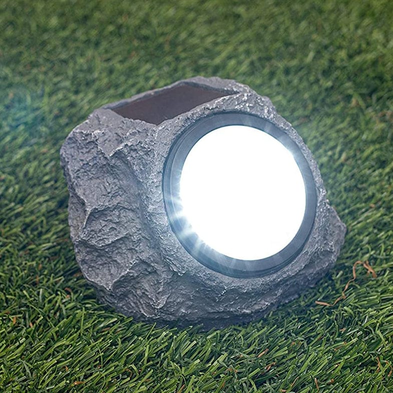 Set Of 2 Solar Rock Spot Lights