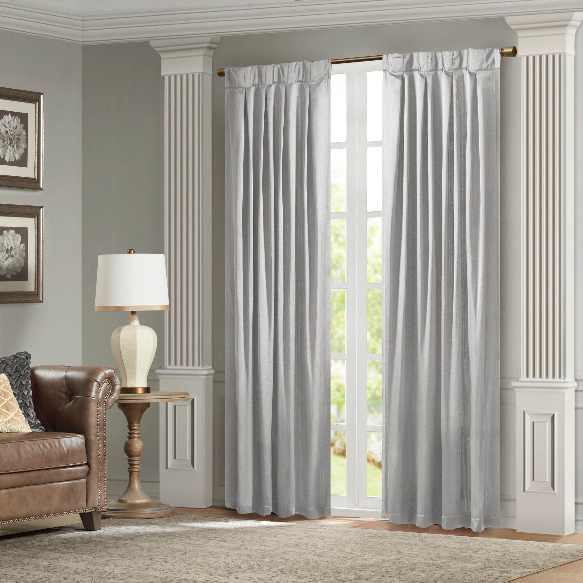 Croscill Classics Avignon Pleat Curtain Panel with Tieback (Single)