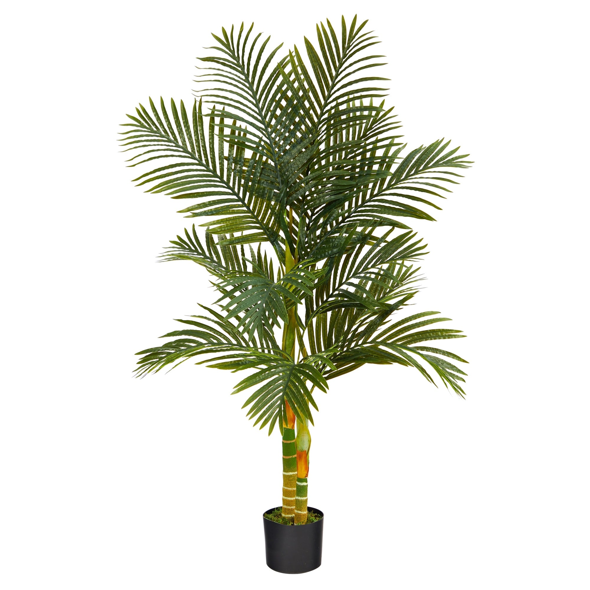 5' Golden Cane Artificial Palm Tree - 6