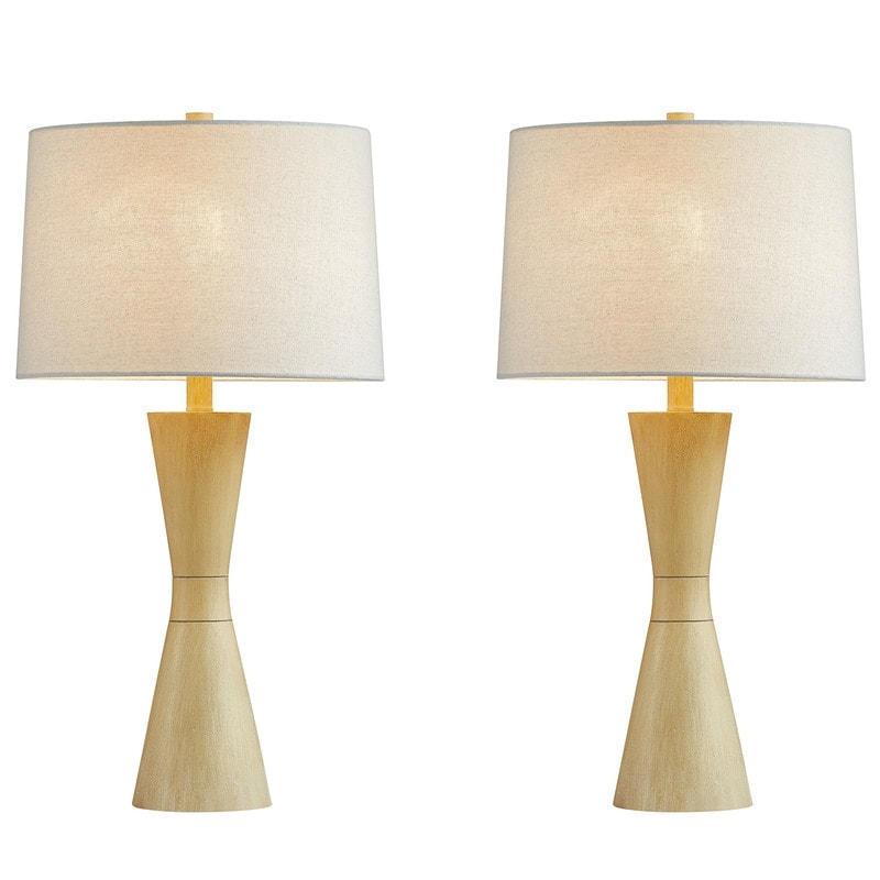 KAWOTI 27 Distressed Table Lamp Set (Set of 2)