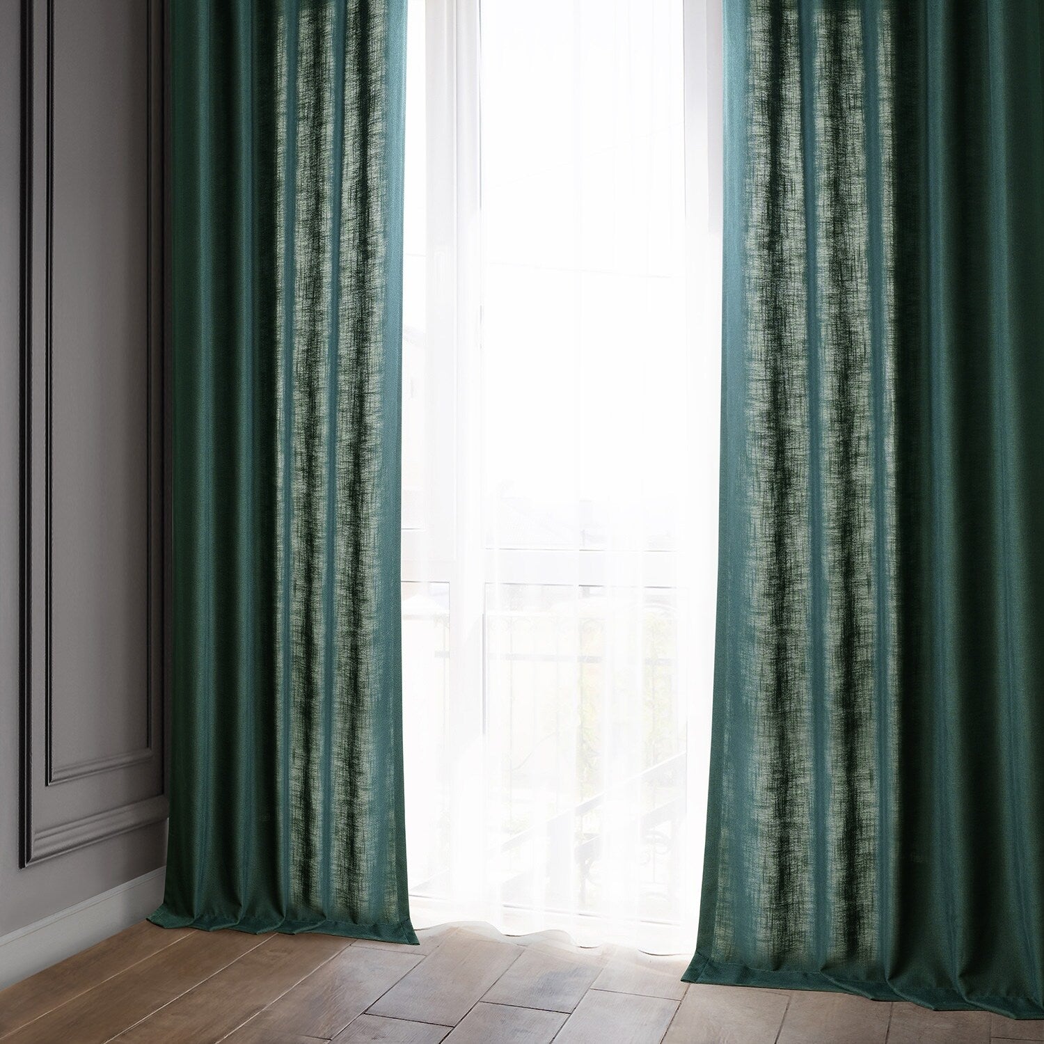 Exclusive Fabrics Classic Faux Linen Curtain (1 Panel)