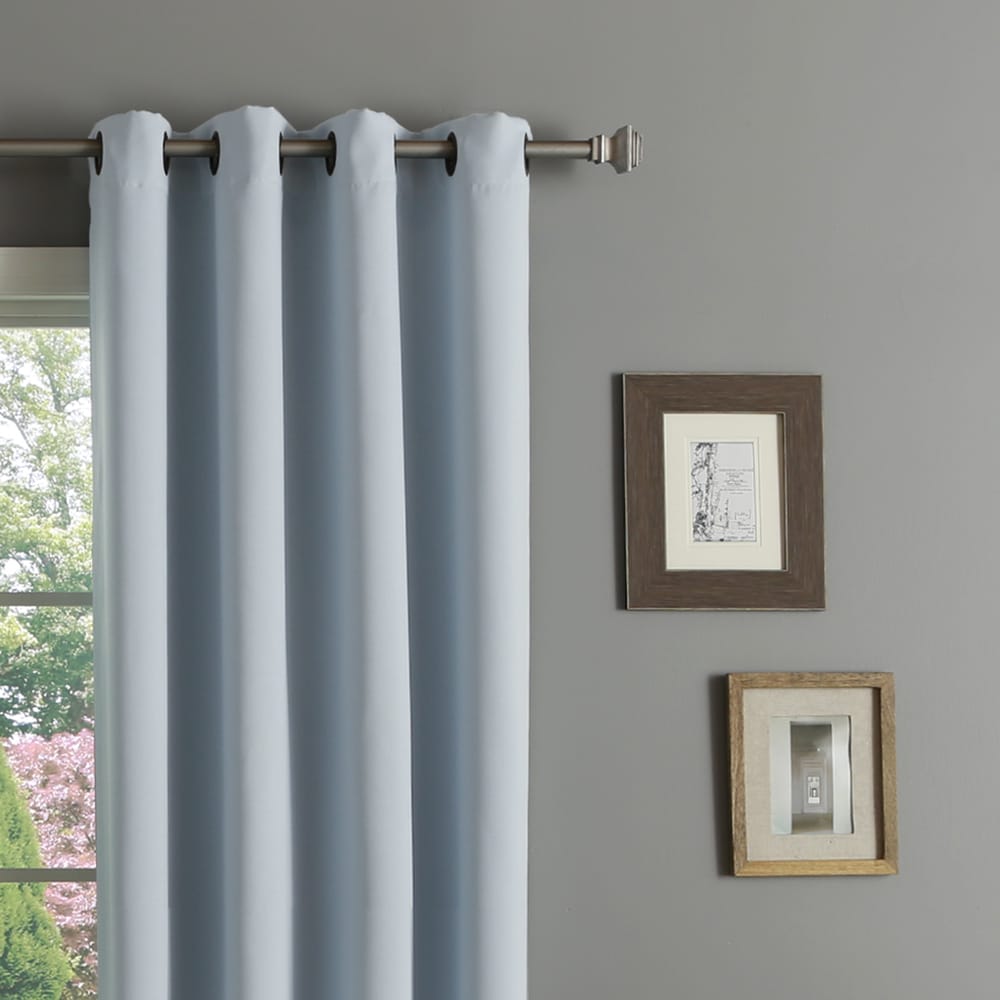 Aurora Home Grommet-top Insulated Blackout Curtain Panel Pair - 52 x 120