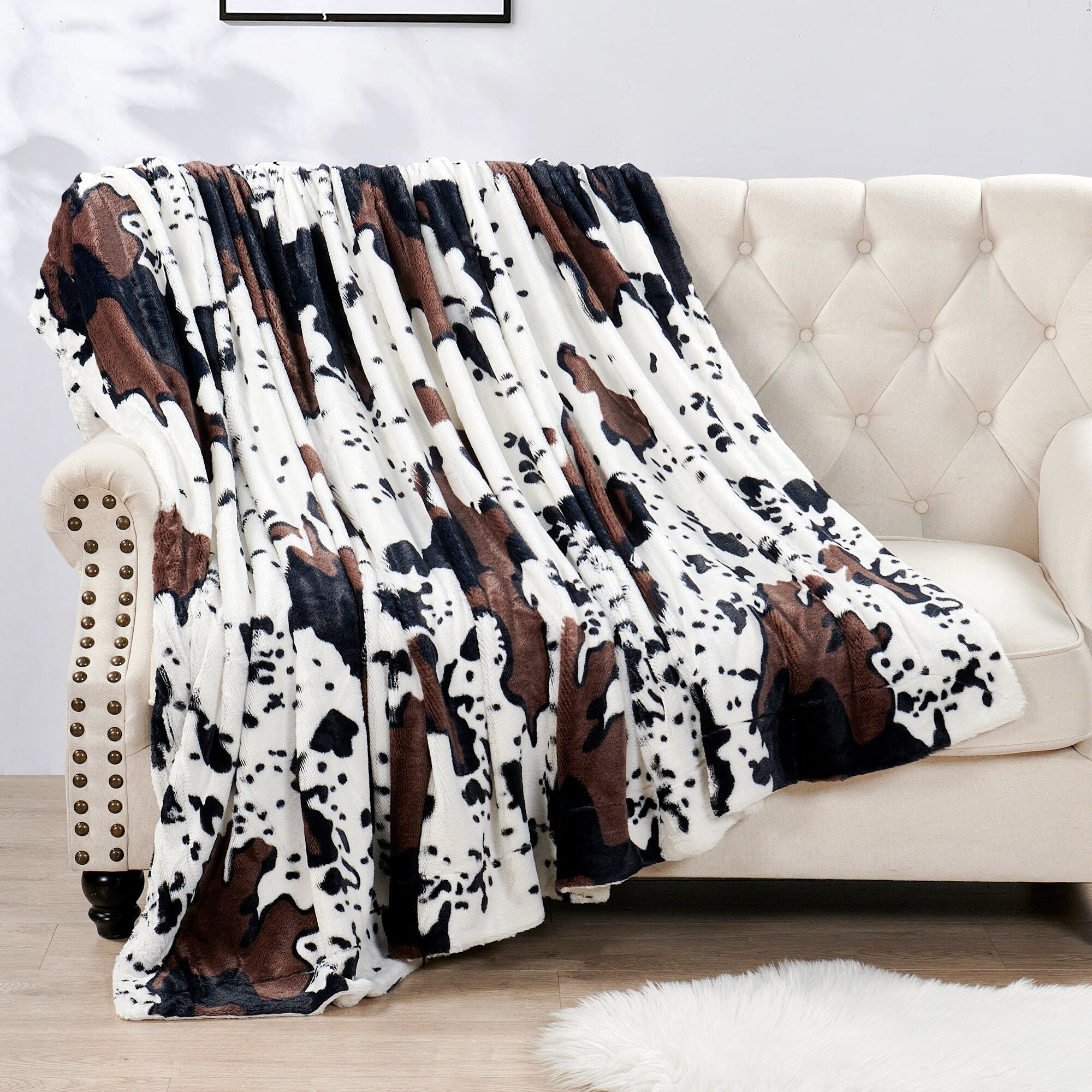 Double Sided Animal Throw