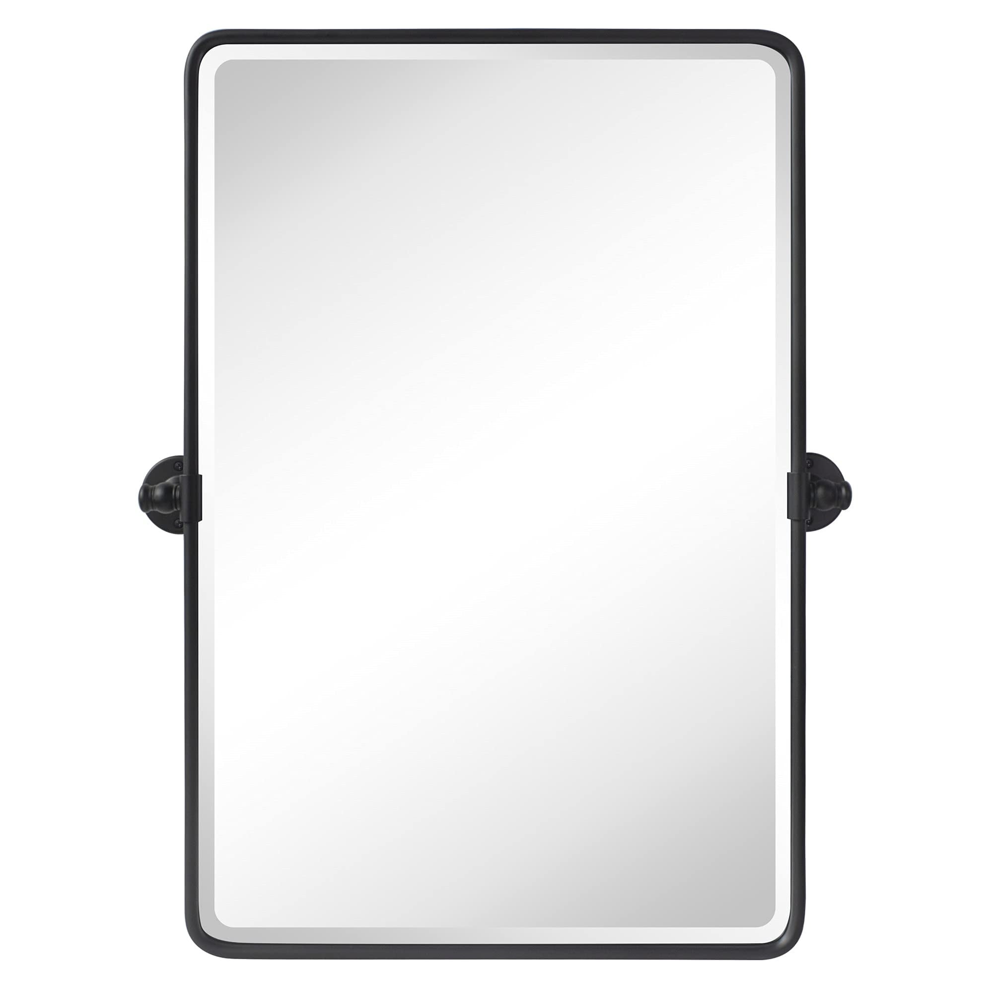 TEHOME Woodvale Rectangle Vertical Metal Wall Mirrors