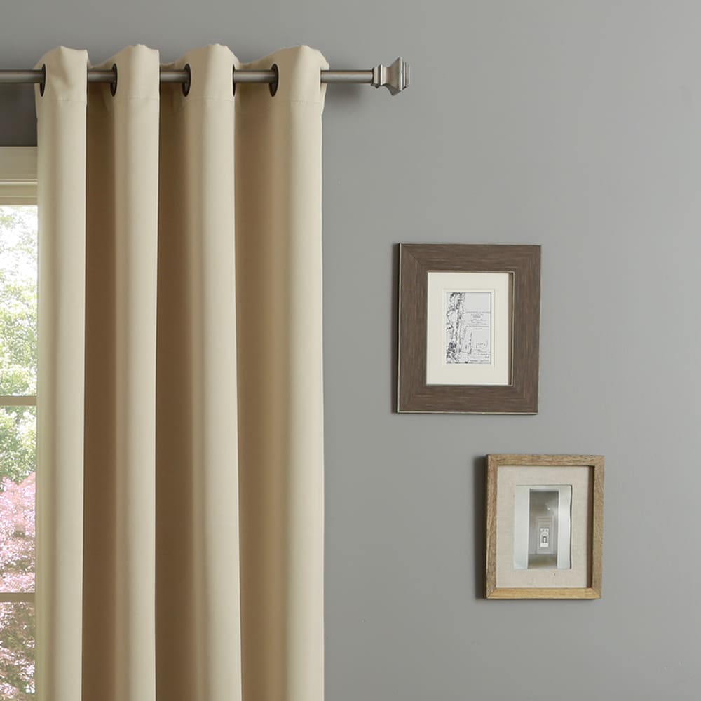 Aurora Home Thermal Insulated 72-inch Blackout Curtain Pair - 52 x 72