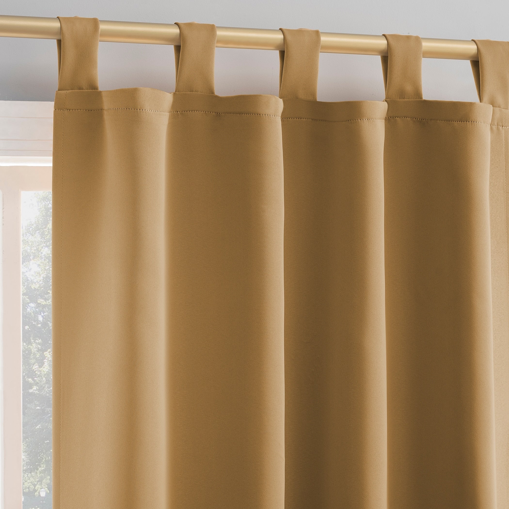 Sun Zero Hayden Energy Saving Blackout Tab Top 1-Piece Curtain Panel, Single Panel